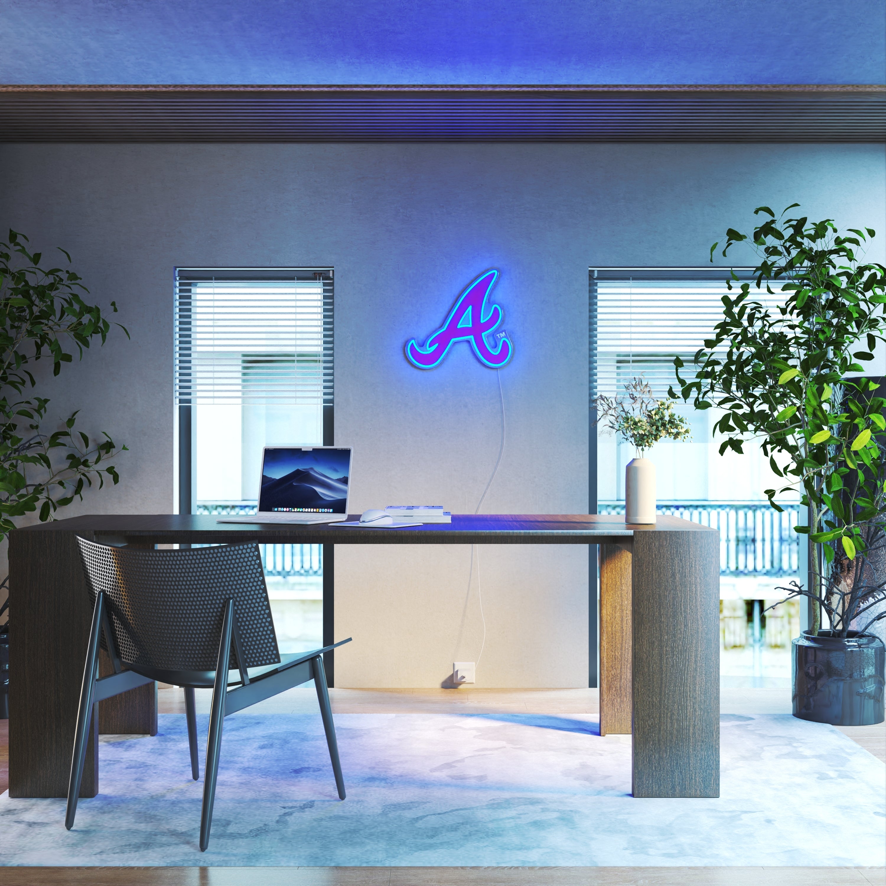Atlanta Braves Logo, LED neon sign - YELLOWPOP USA