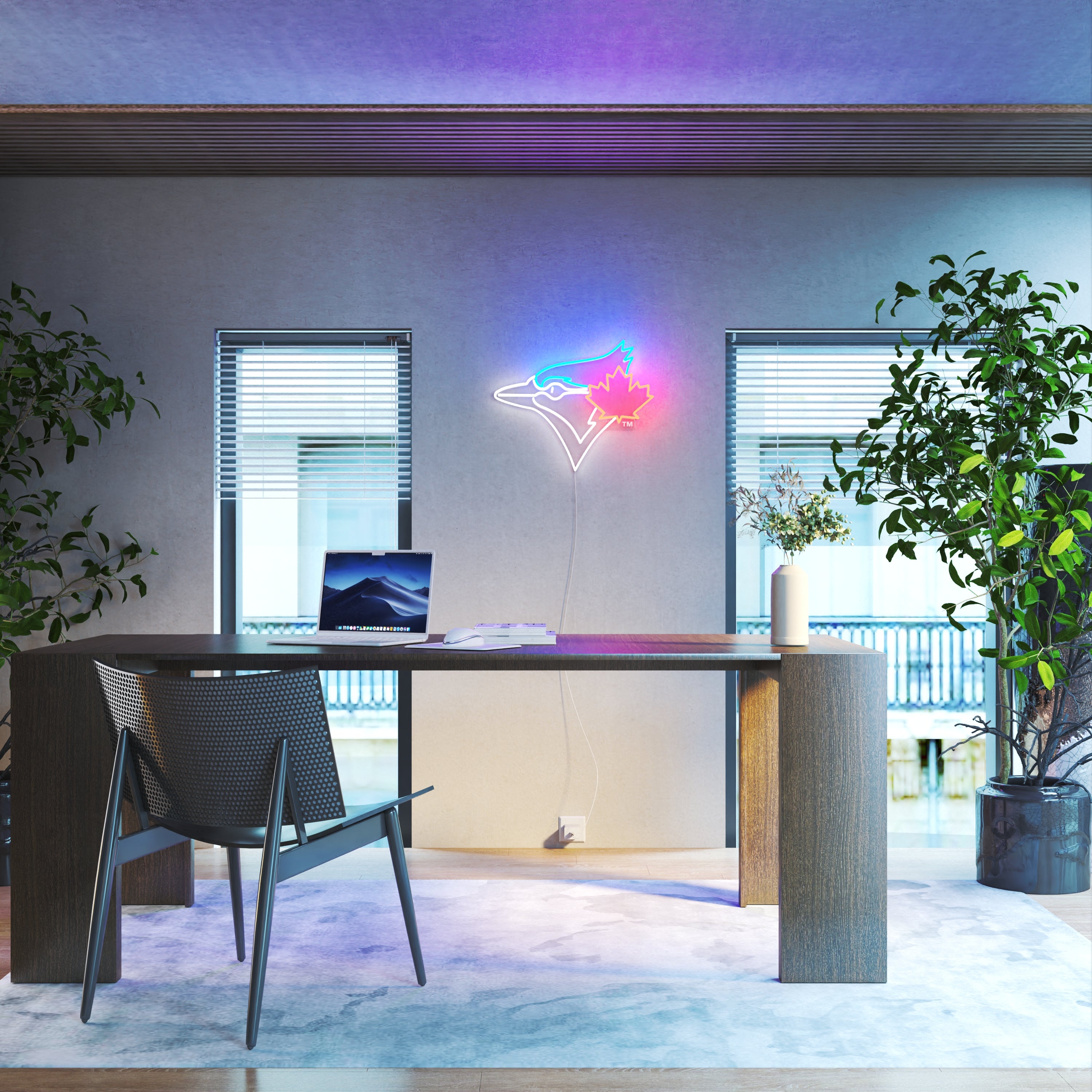 トロント・ブルージェイズのロゴ、LEDネオンサイン