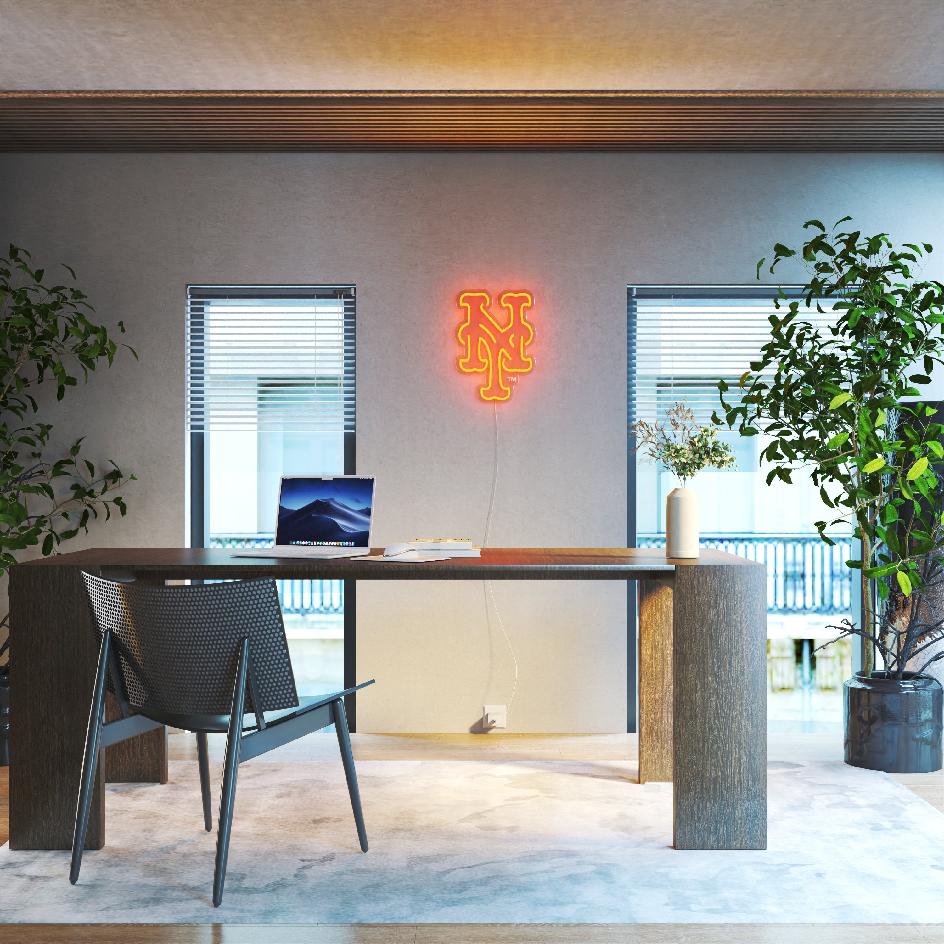 New York Mets Logo, LED neon sign