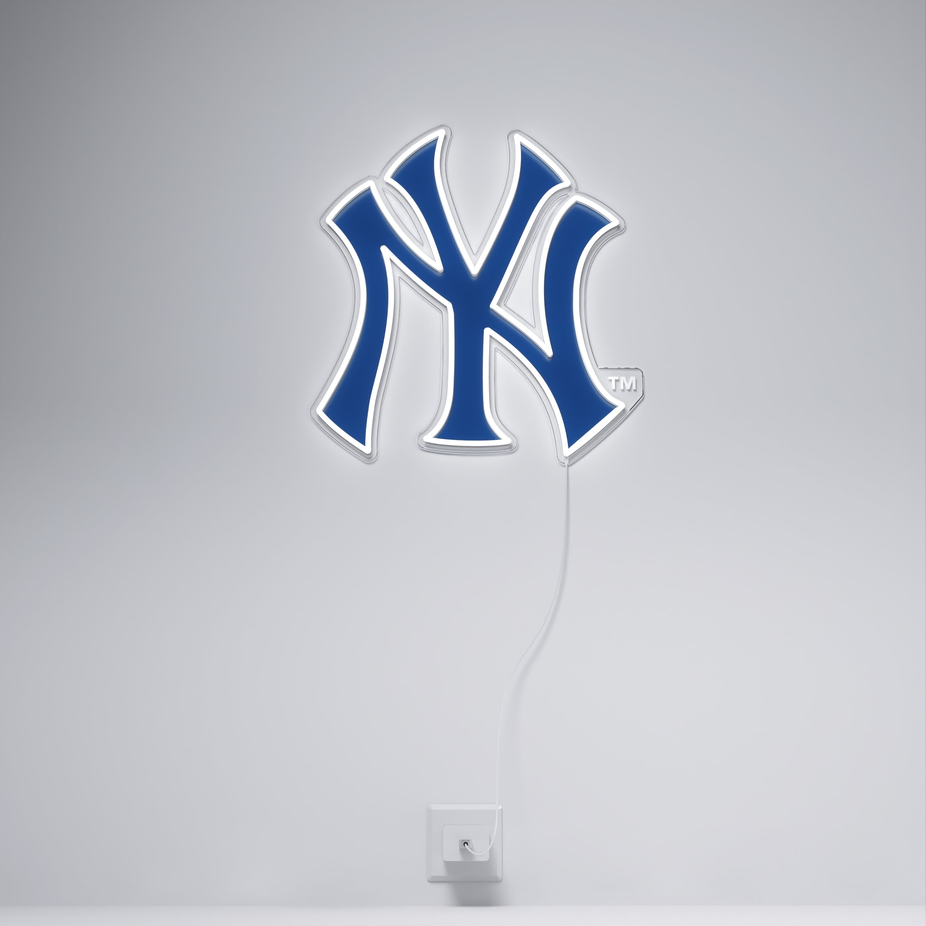 NYヤンキースのロゴ、LEDネオンサイン