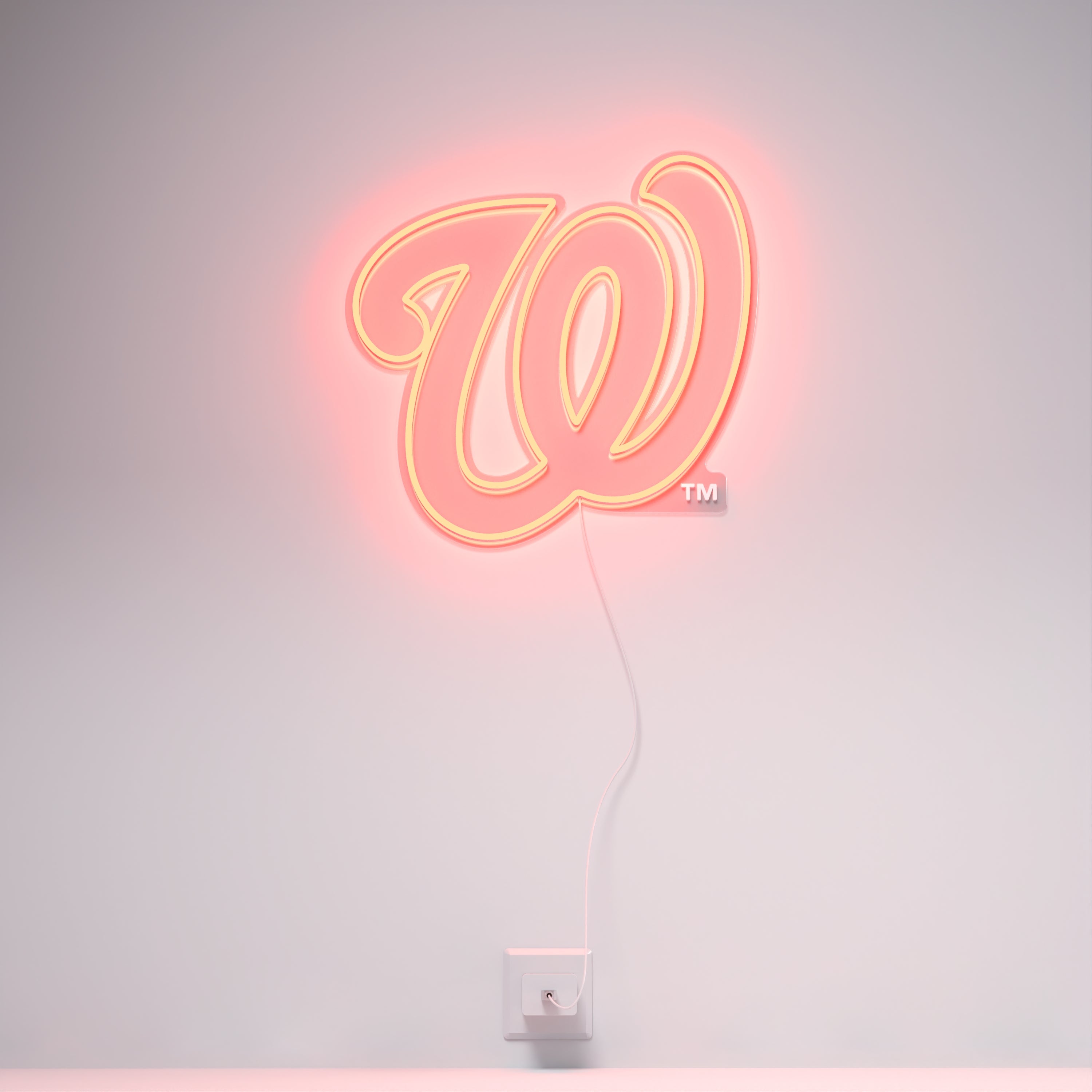 Washington Nationals Logo, LED neon sign - YELLOWPOP USA