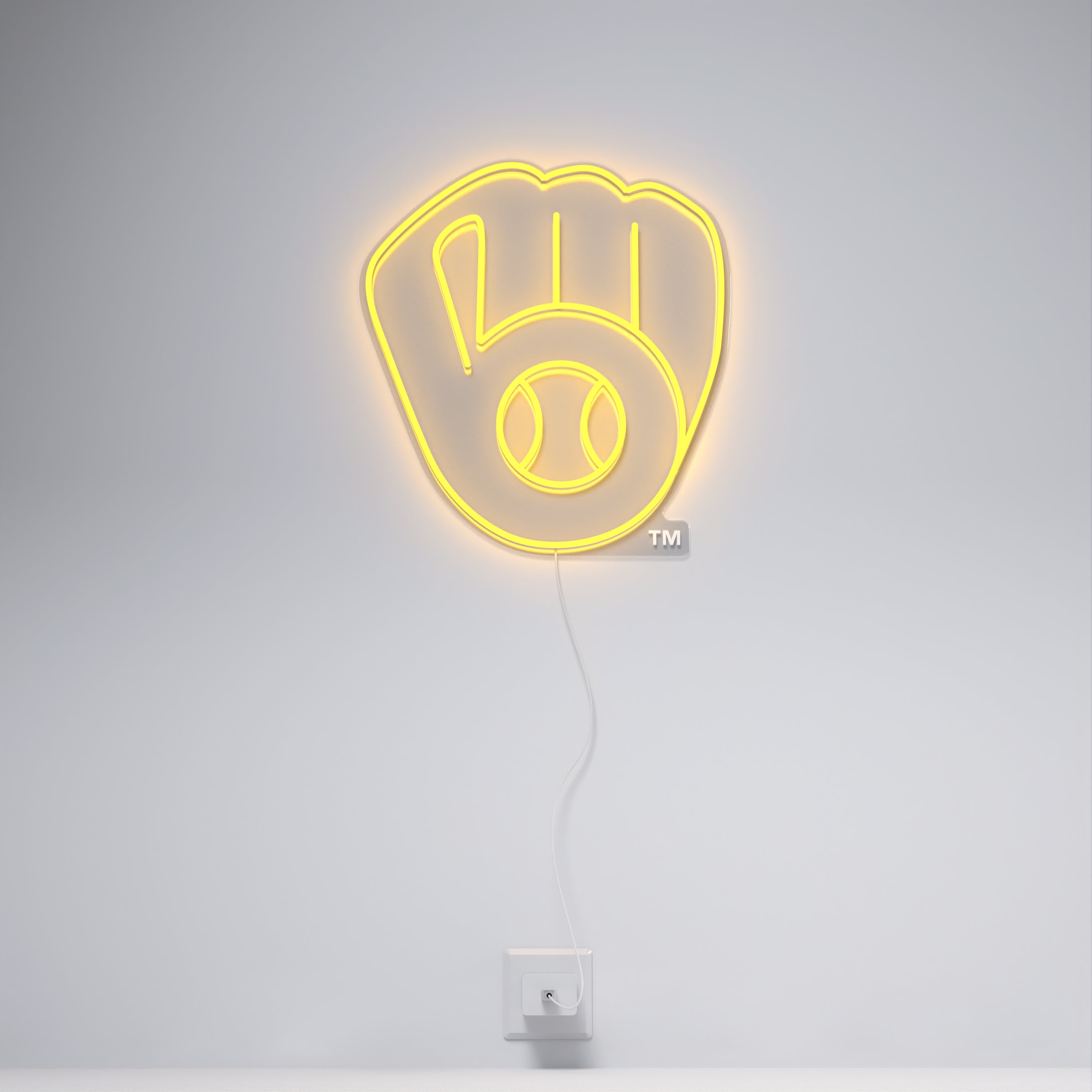 Milwaukee Brewers Logo, LED neon sign