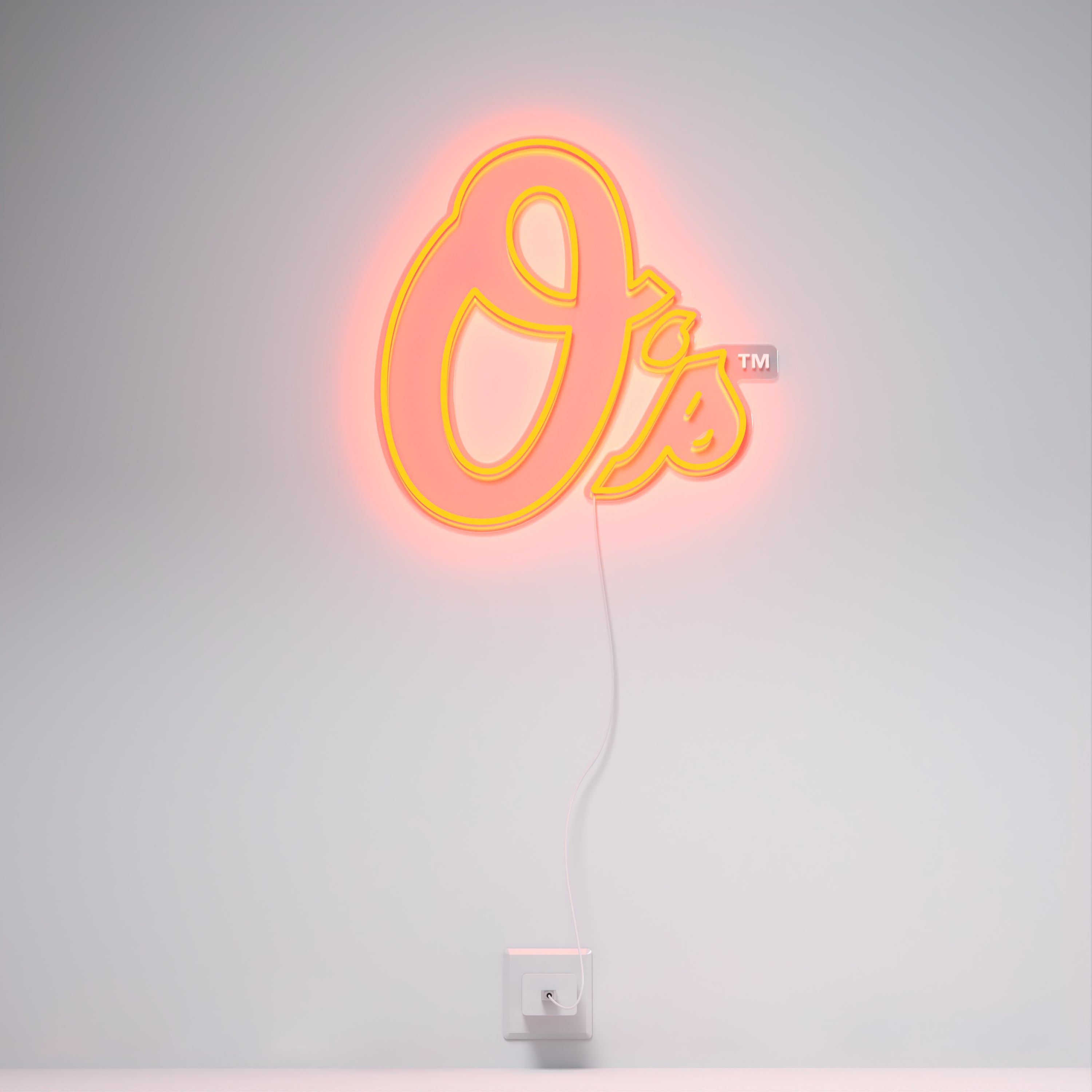 Baltimore Orioles Logo, LED neon sign - YELLOWPOP USA