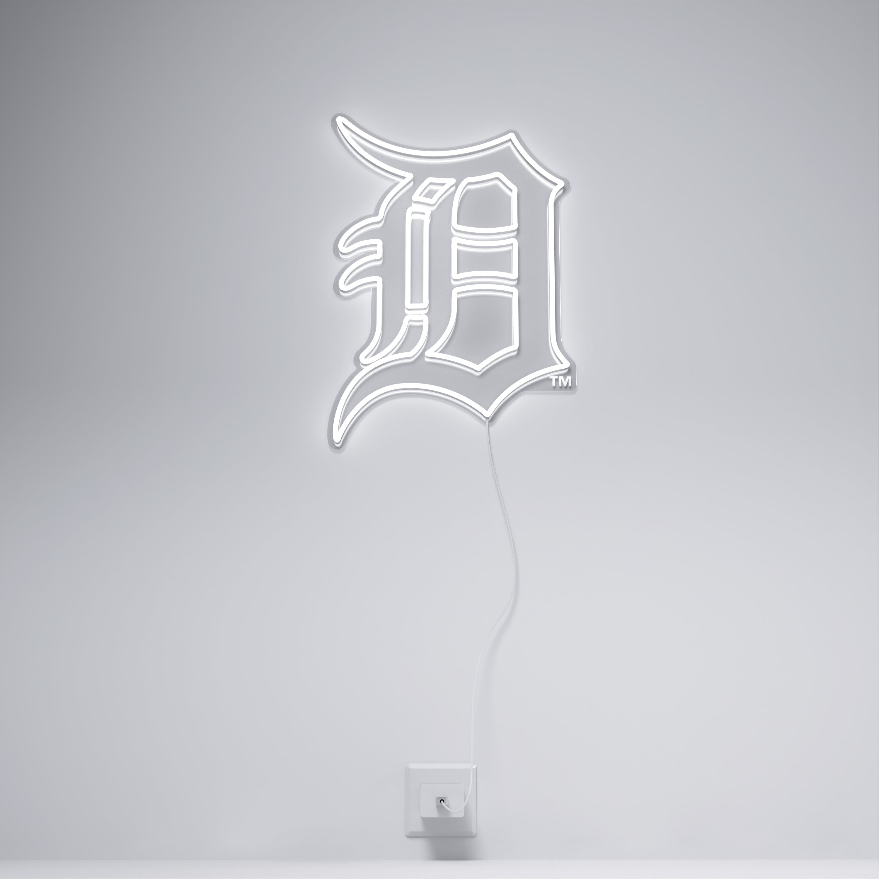 デトロイト・タイガースのロゴ、LEDネオンサイン