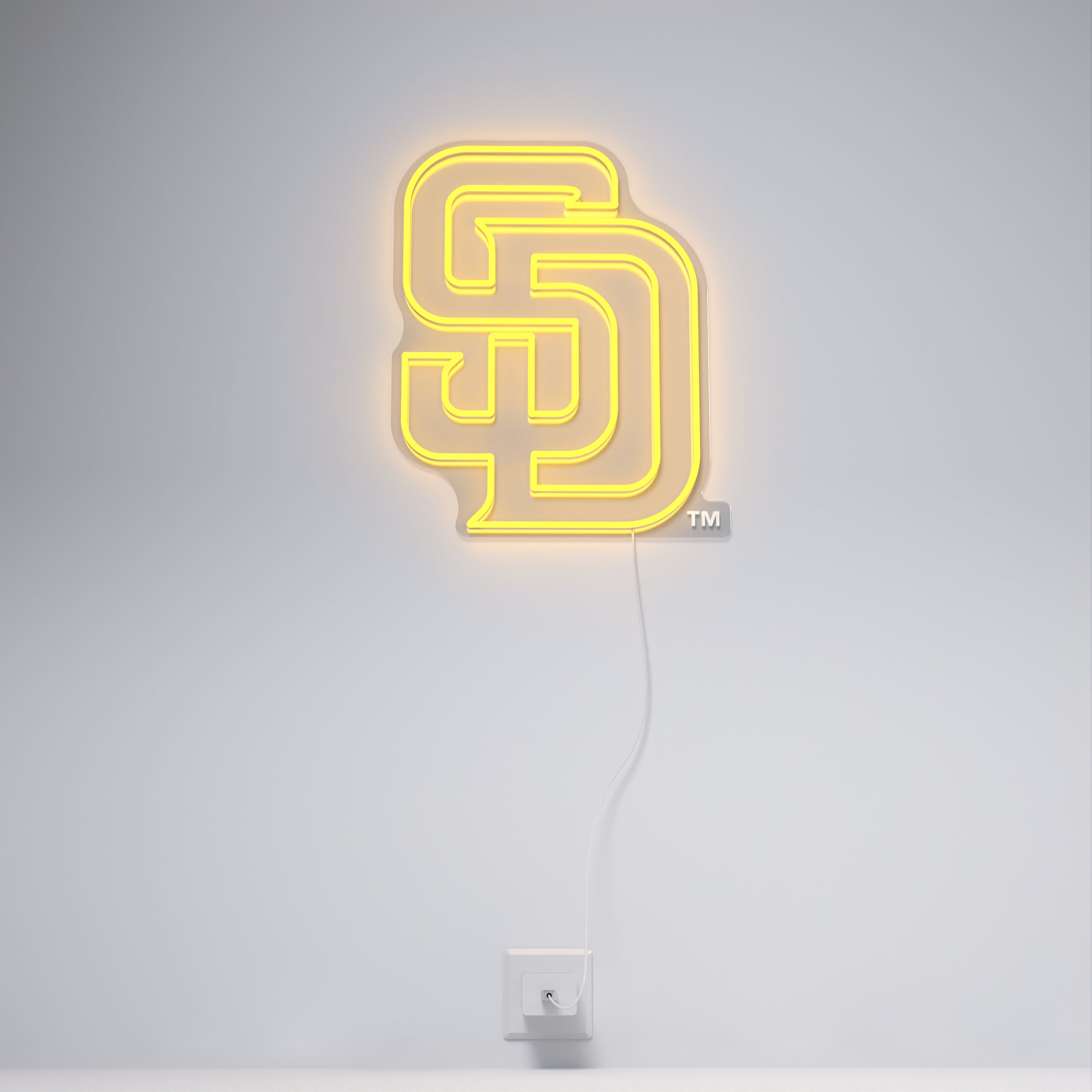 San Diego Padres Logo, LED neon sign