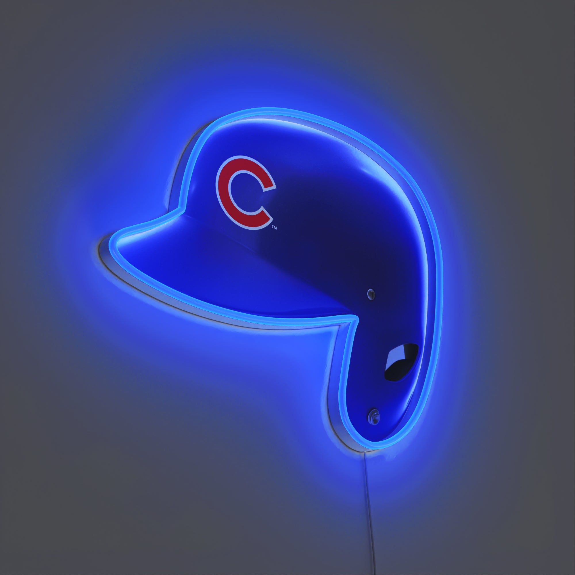 Chicago Cubs Helmet, LED neon sign