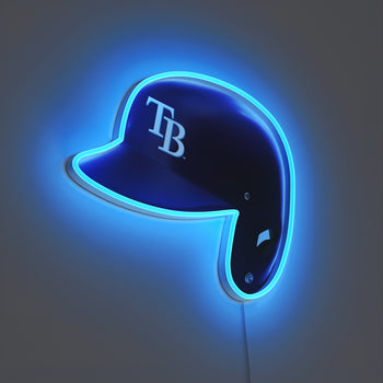 Tampa Bay Rays Helmet, LED neon sign