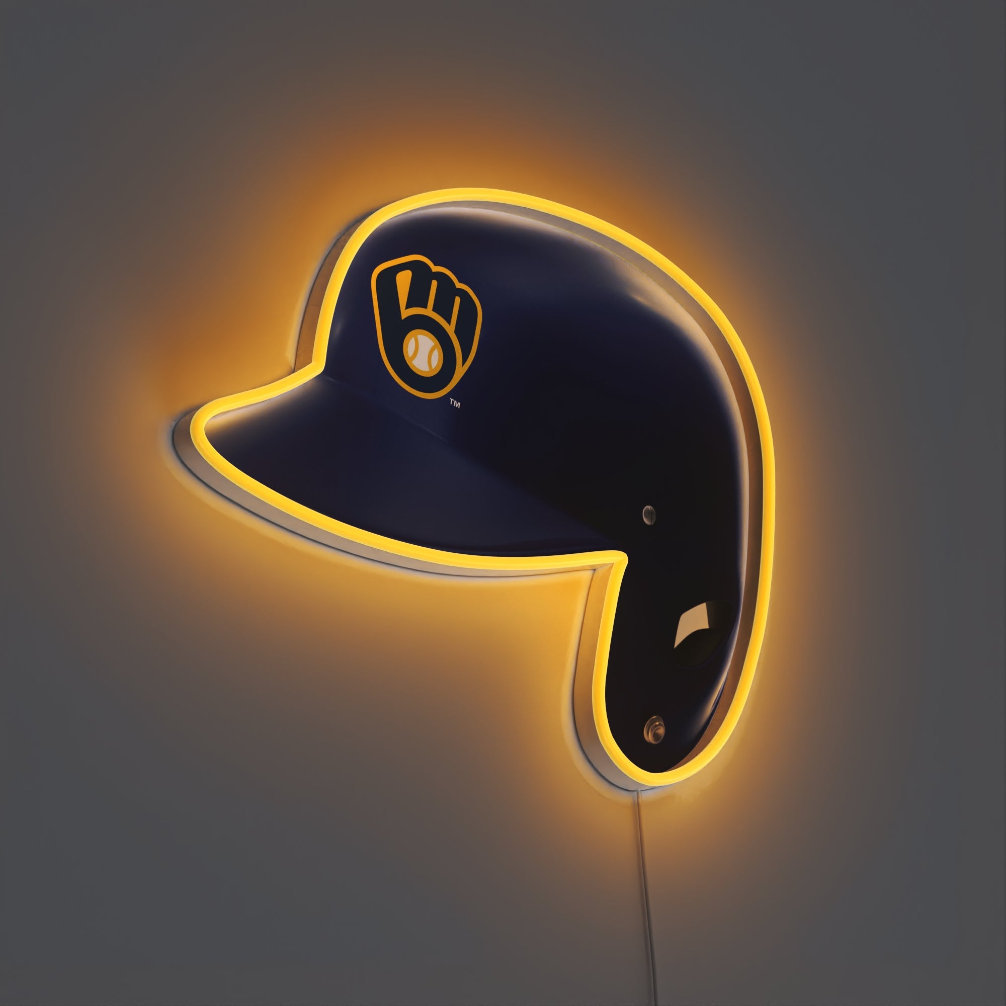 Milwaukee Brewers Helmet, LED neon sign - YELLOWPOP USA