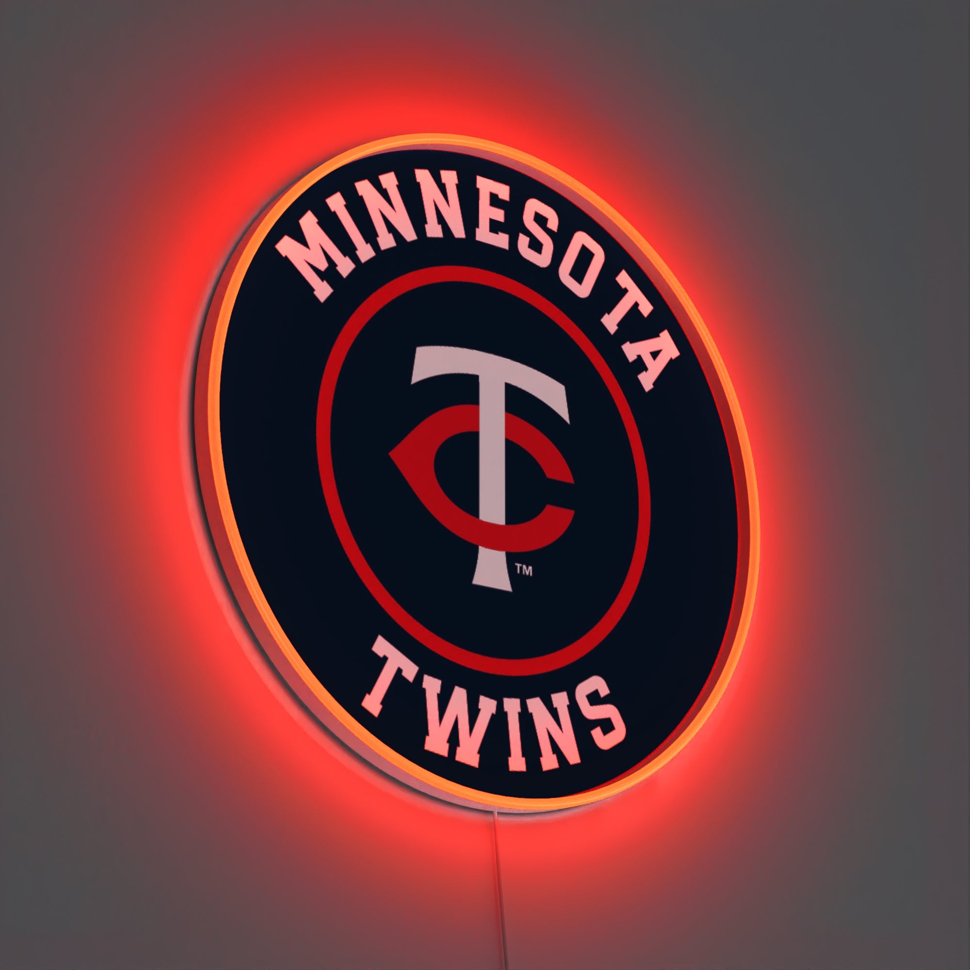 Minnesota Twins Rounded Logo, LED neon sign - YELLOWPOP USA