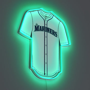 Seattle Mariners Jersey, LED neon sign