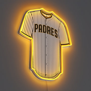 San Diego Padres Jersey, LED neon sign