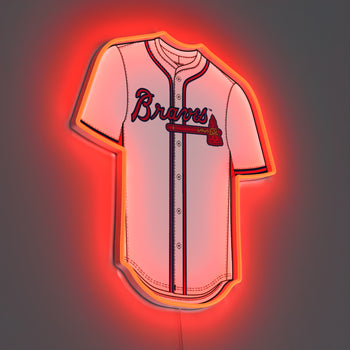 Atlanta Braves Jersey, LED neon sign