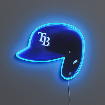 Tampa Bay Rays Helmet, LED neon sign
