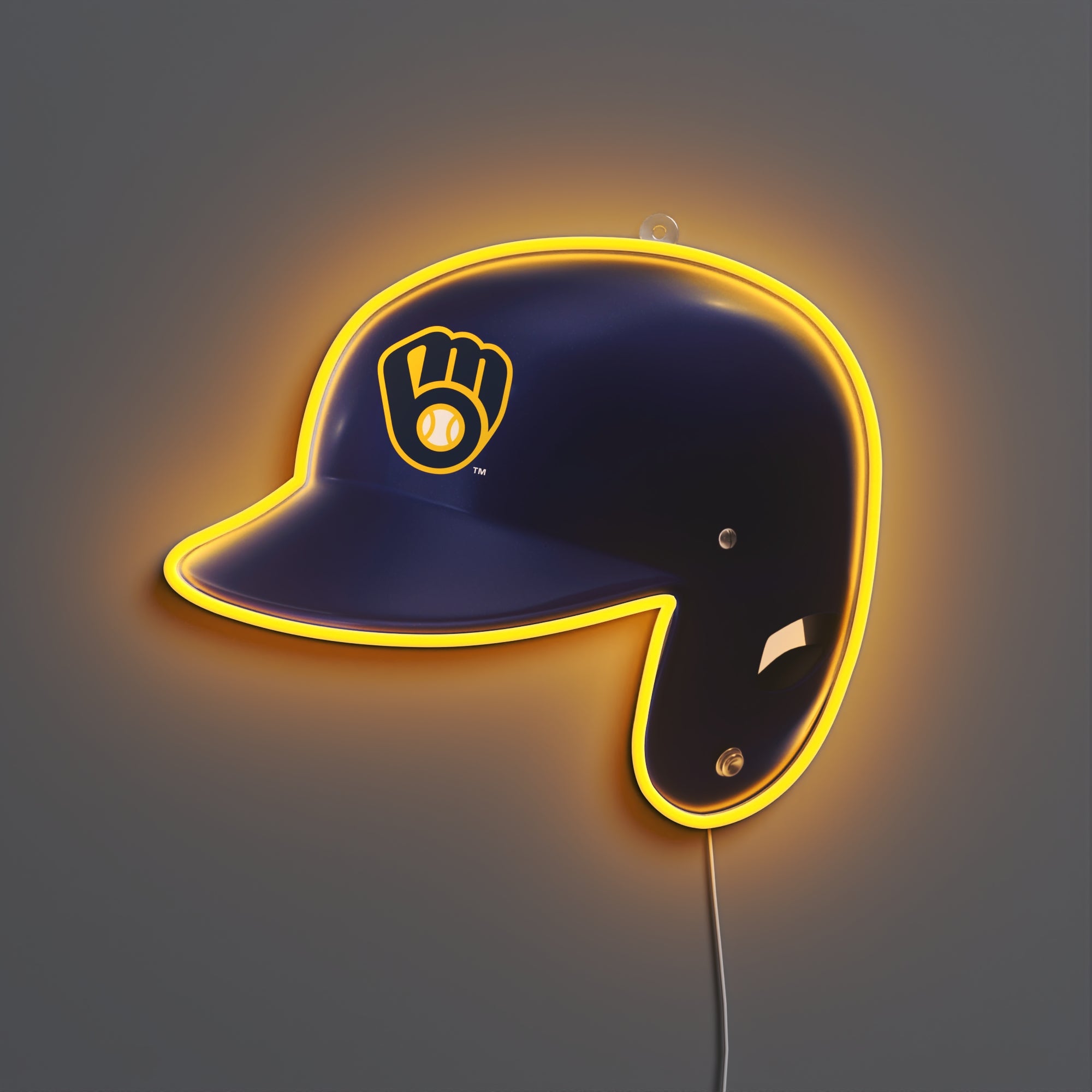 Milwaukee Brewers Helmet, LED neon sign - YELLOWPOP USA