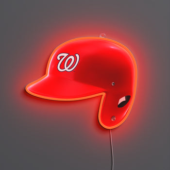 Washington Nationals Helmet, LED neon sign