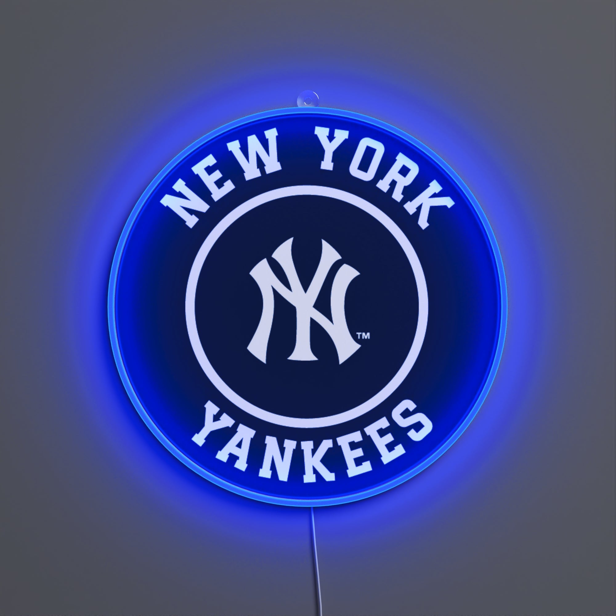 NY Yankees Rounded Logo, LED neon sign