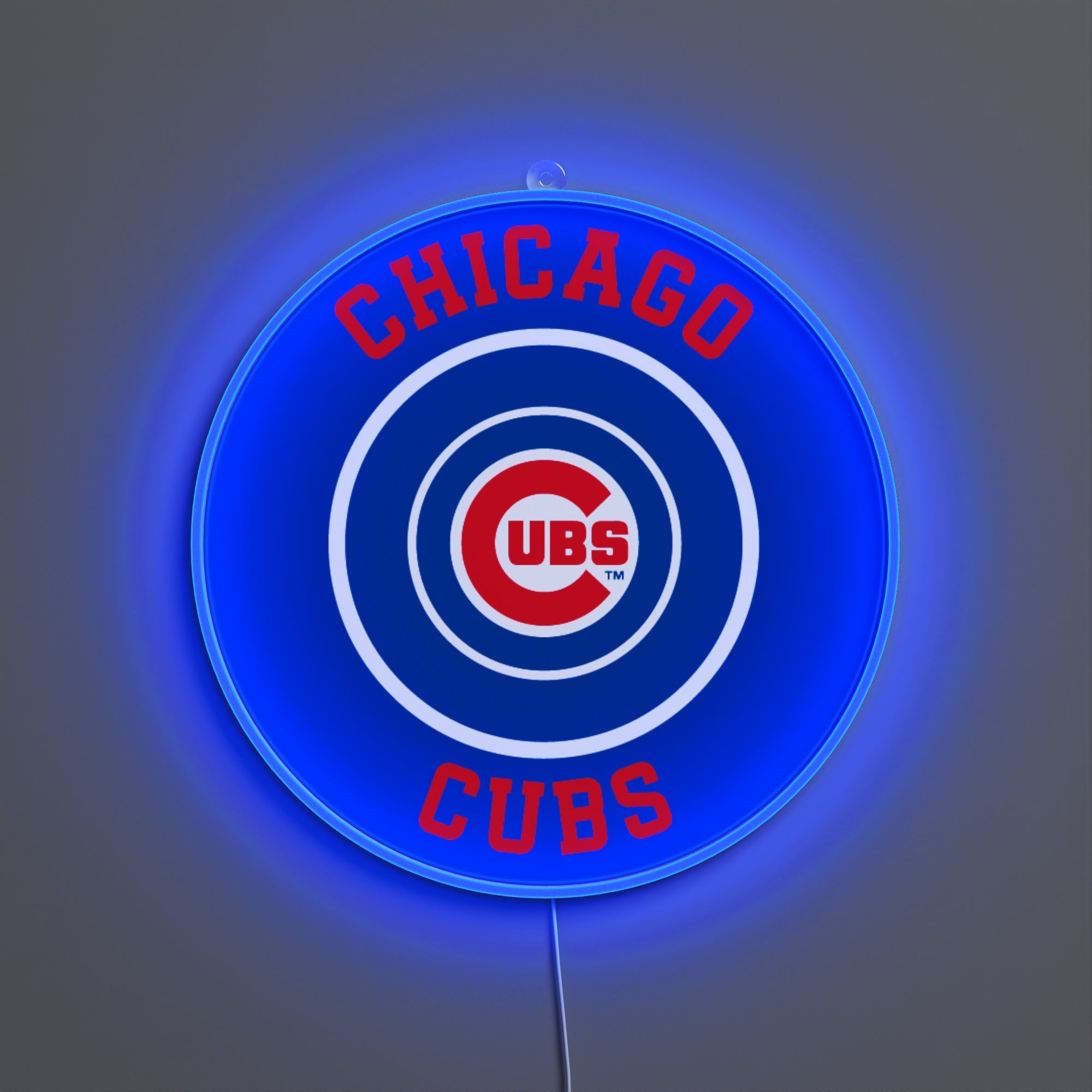 Chicago Cubs Rounded Logo, LED neon sign