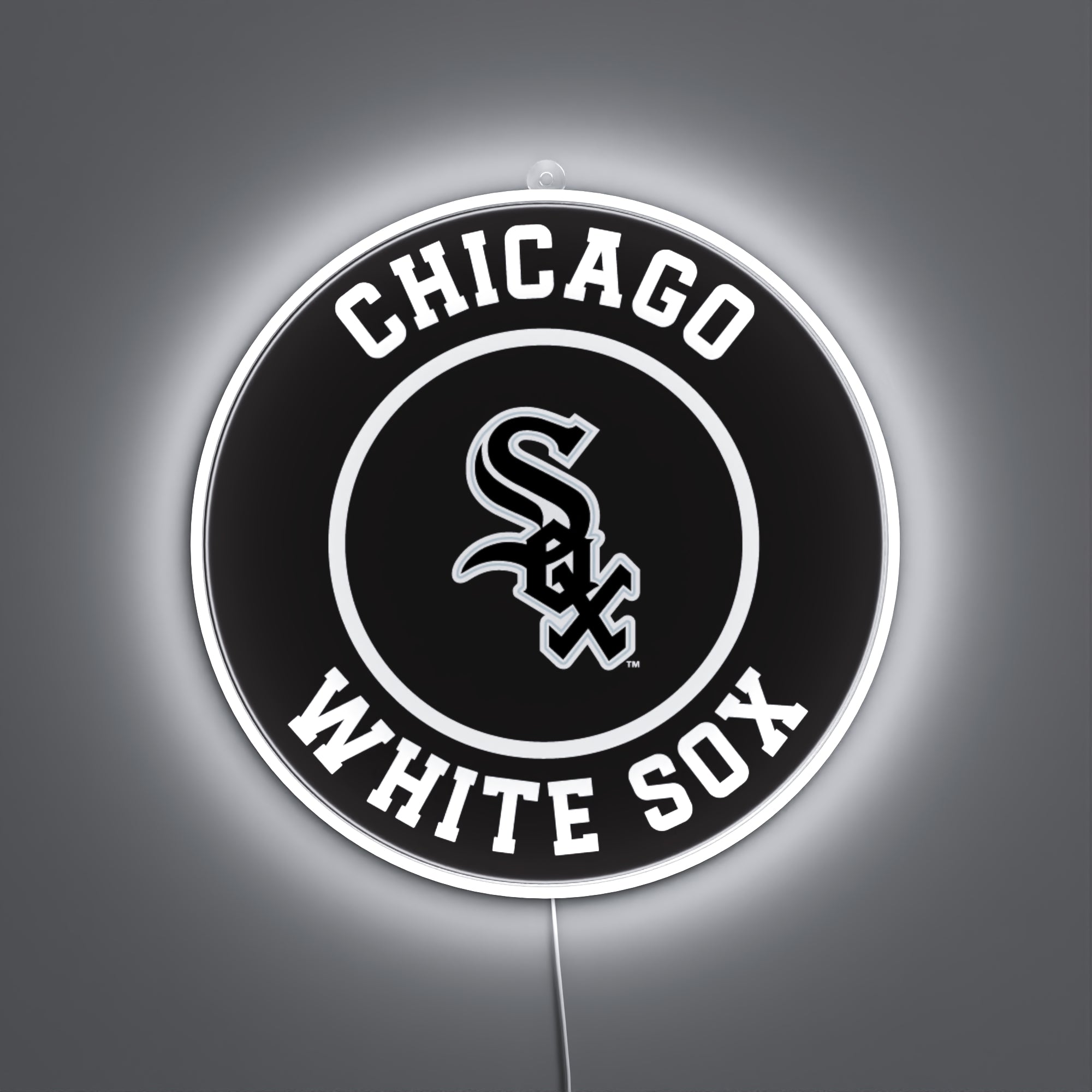 Chicago White Sox Rounded Logo, LED neon sign - YELLOWPOP USA