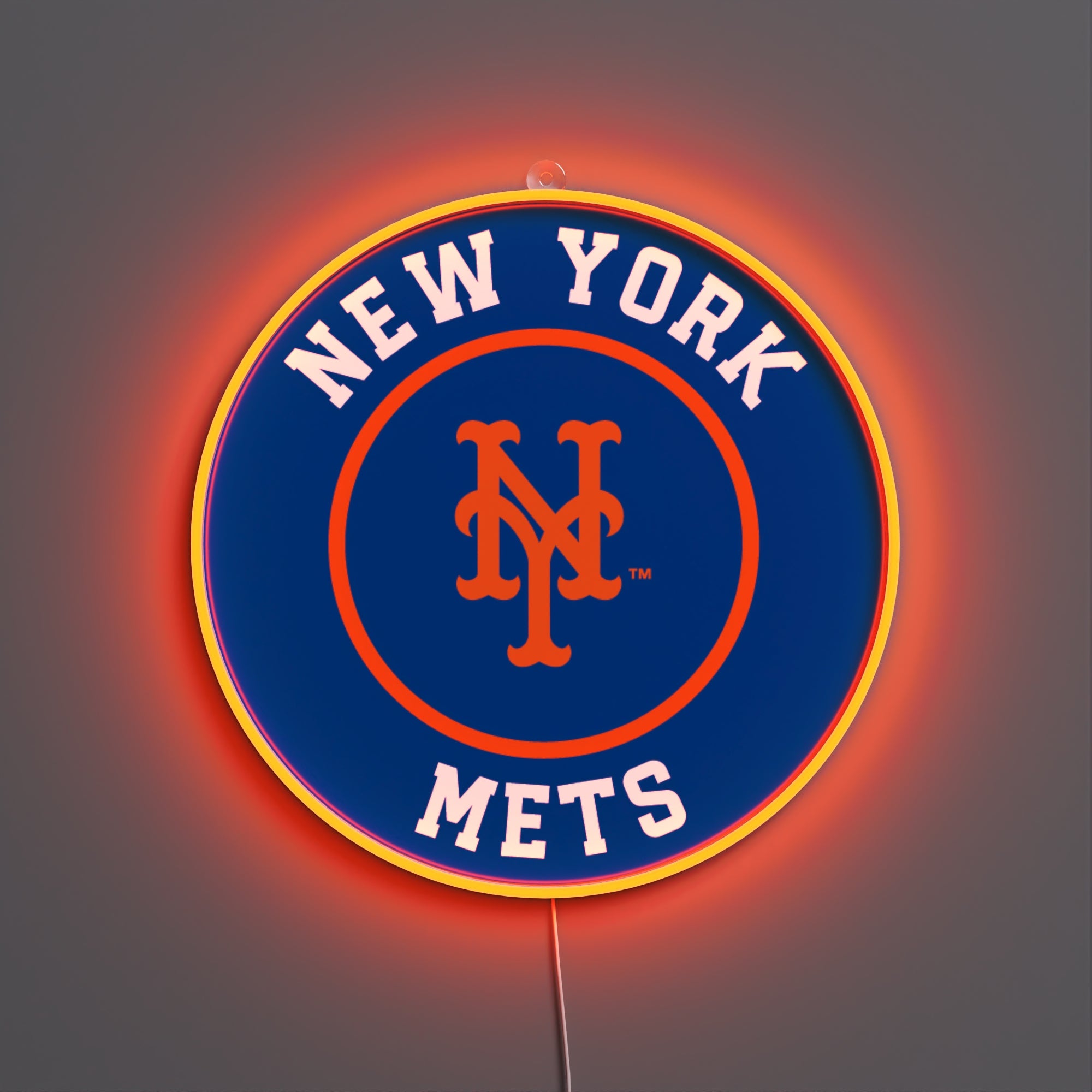 New York Mets Rounded Logo, LED neon sign