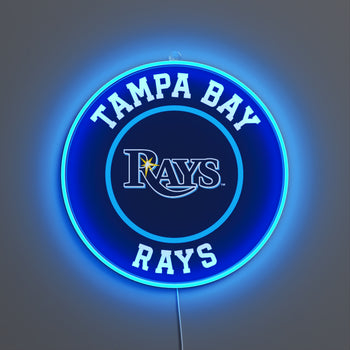 Tampa Bay Rays Rounded Logo, LED neon sign