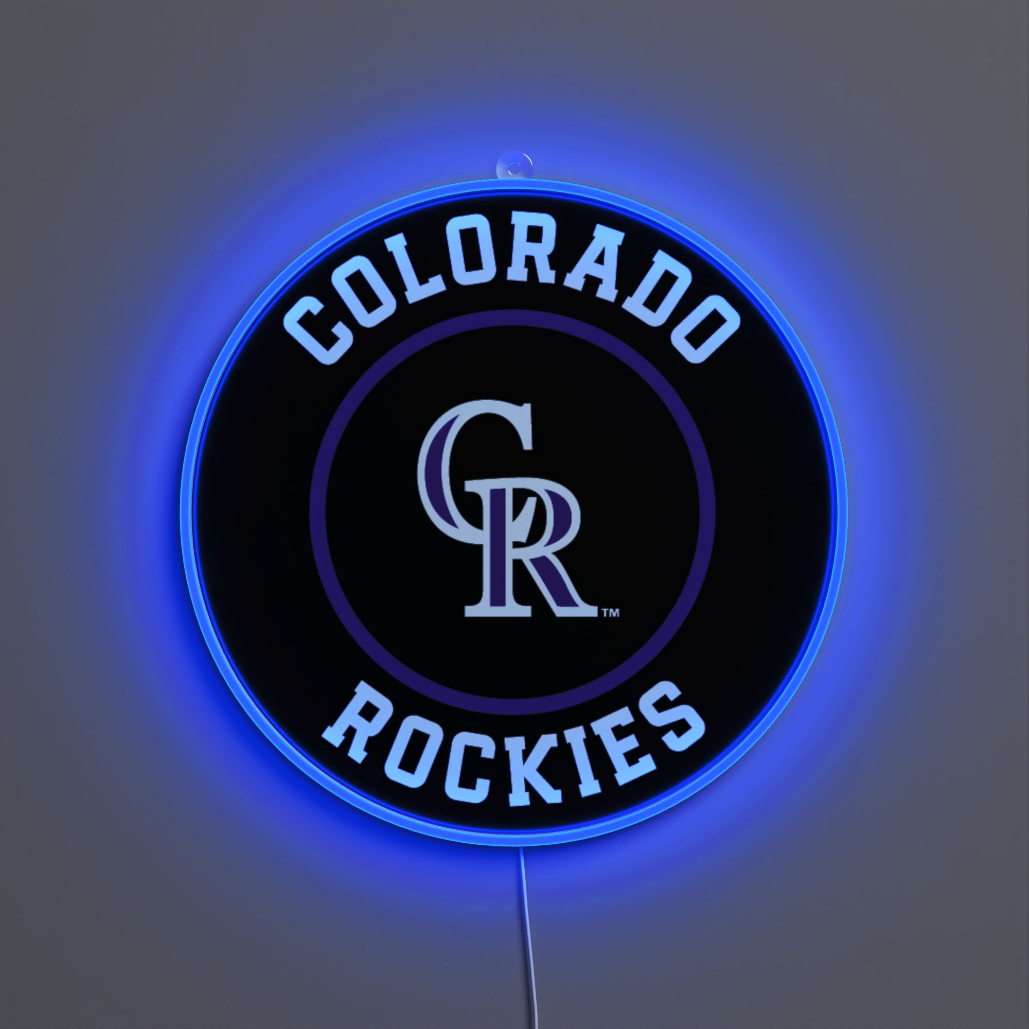 Colorado Rockies Rounded Logo, LED neon sign - YELLOWPOP USA