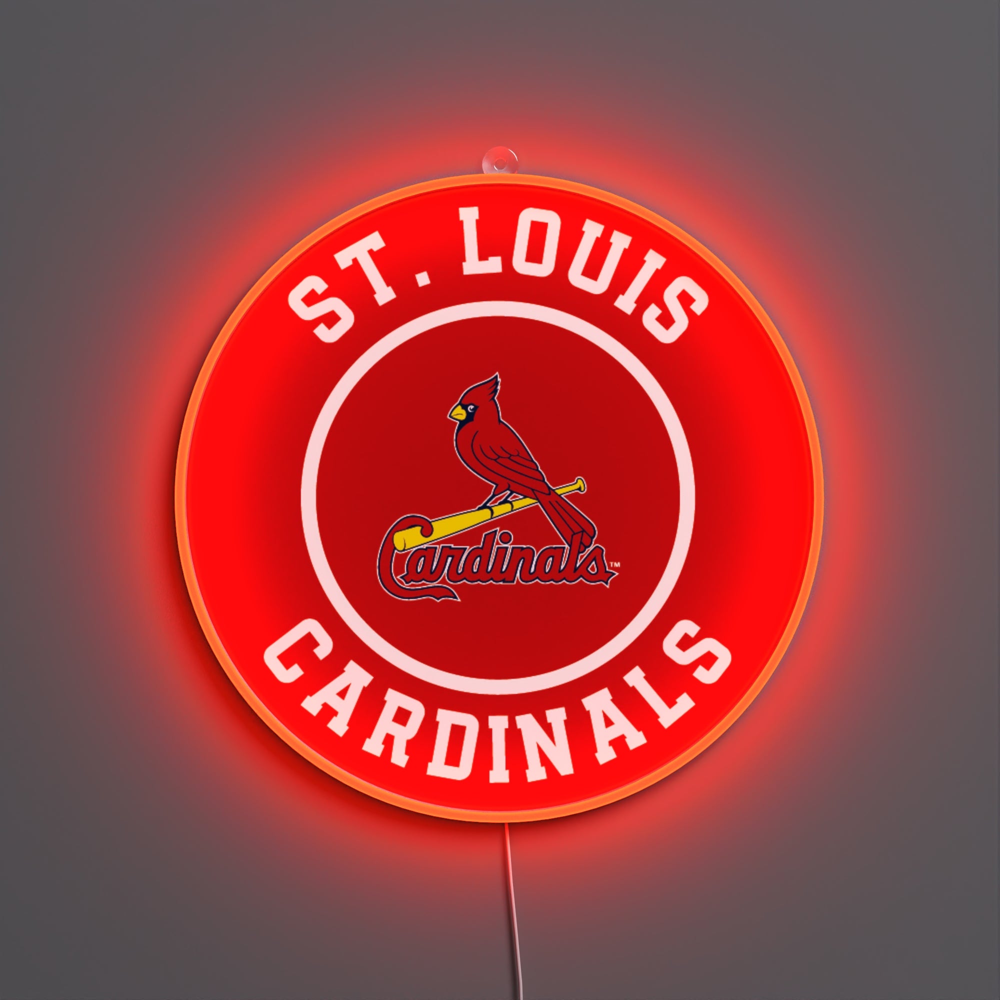 St Louis Cardinals Rounded Logo, LED neon sign