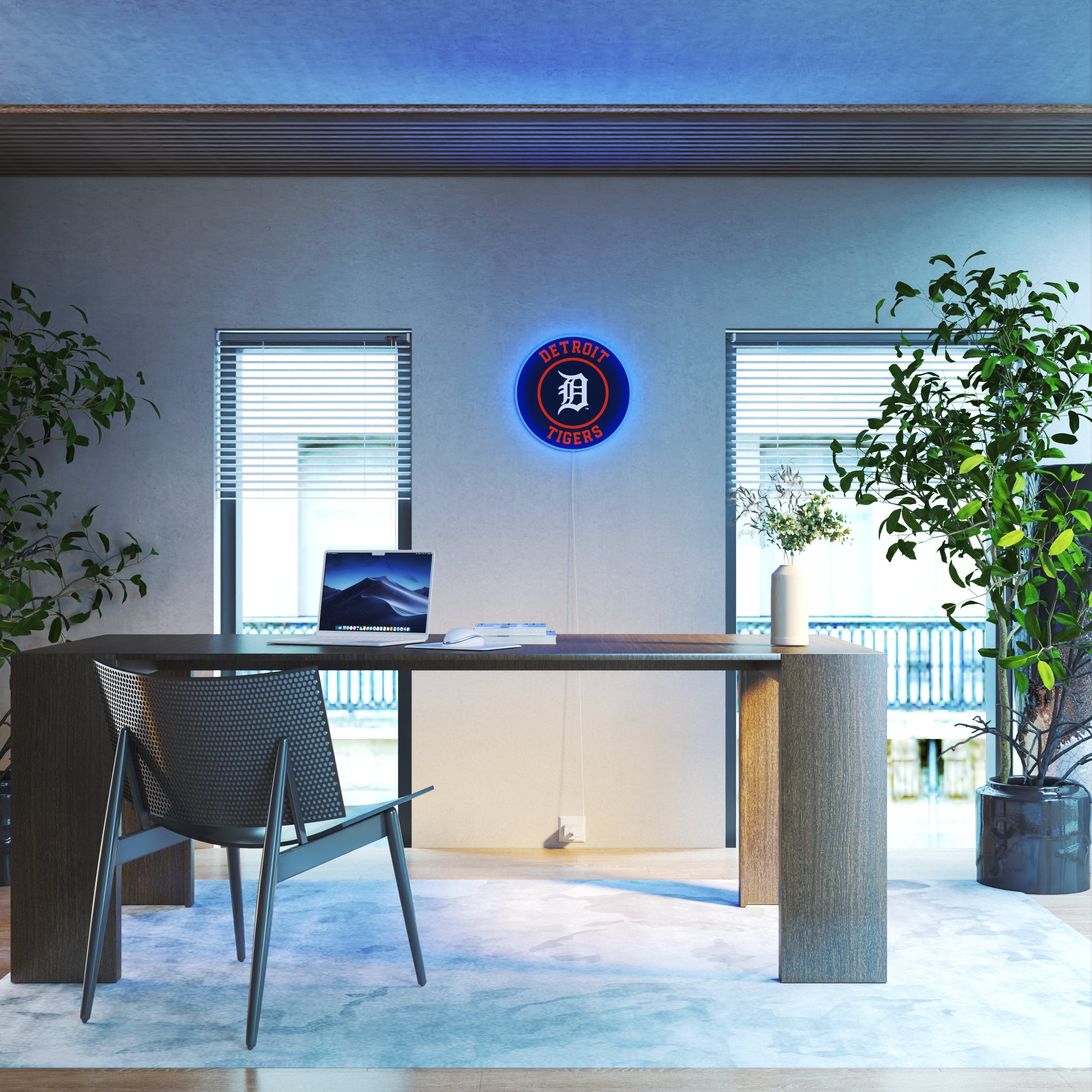 Detroit Tigers Rounded Logo, LED neon sign