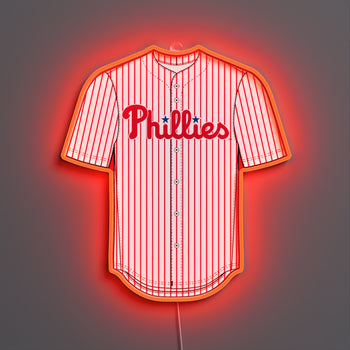 Philadelphia Phillies Jersey, LED neon sign