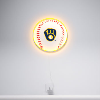 Milwaukee Brewers Baseball, LED neon sign