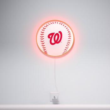 Washington Nationals Baseball, LED neon sign