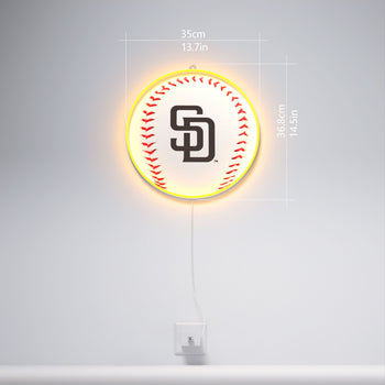 San Diego Padres Baseball, LED neon sign