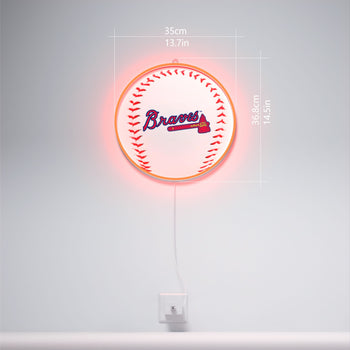 Atlanta Braves Baseball, LED neon sign
