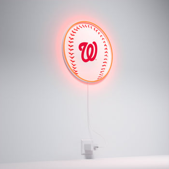 Washington Nationals Baseball, LED neon sign