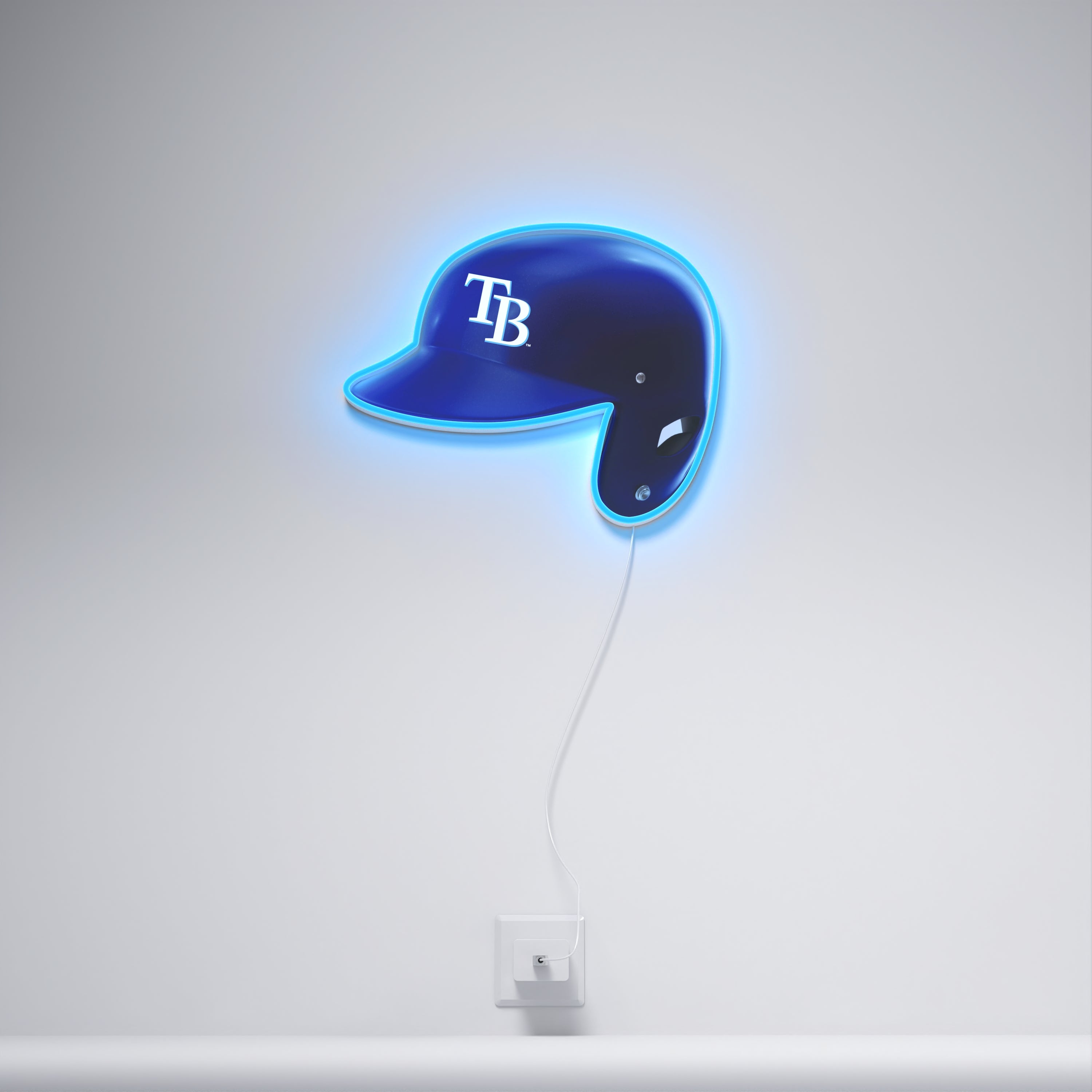 Tampa Bay Rays Helmet, LED neon sign