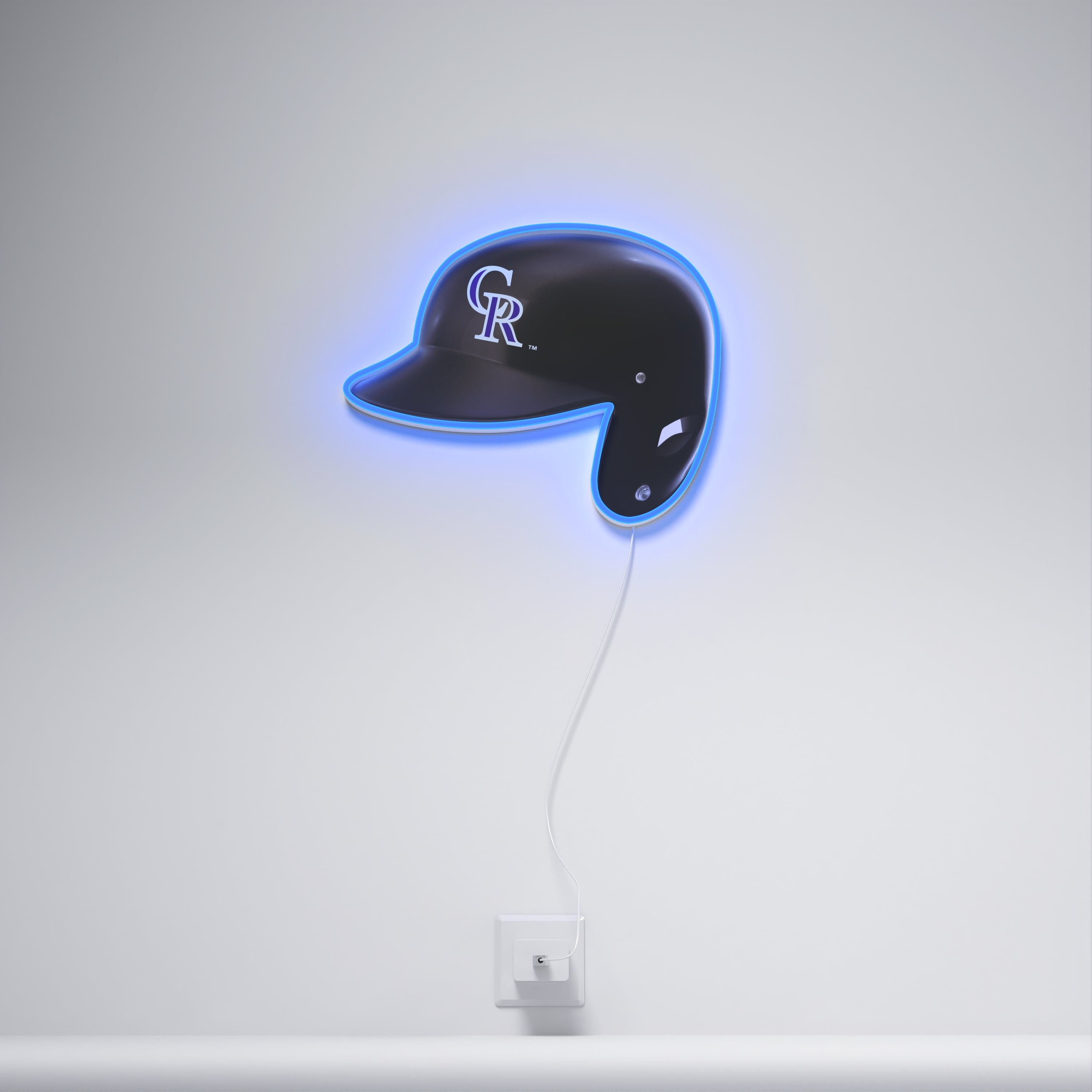 Colorado Rockies Helmet, LED neon sign