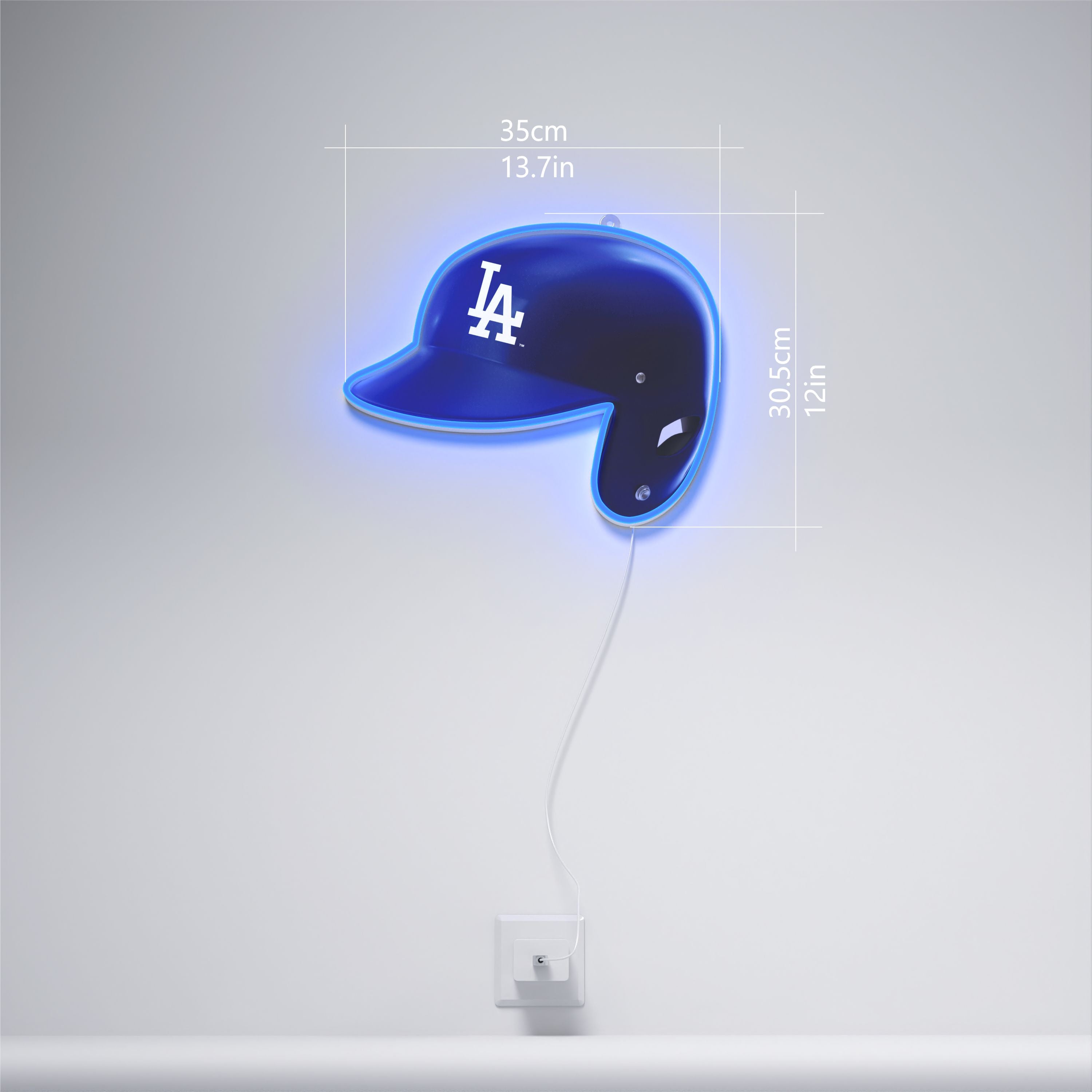 Los Angeles Dodgers Helmet, LED neon sign