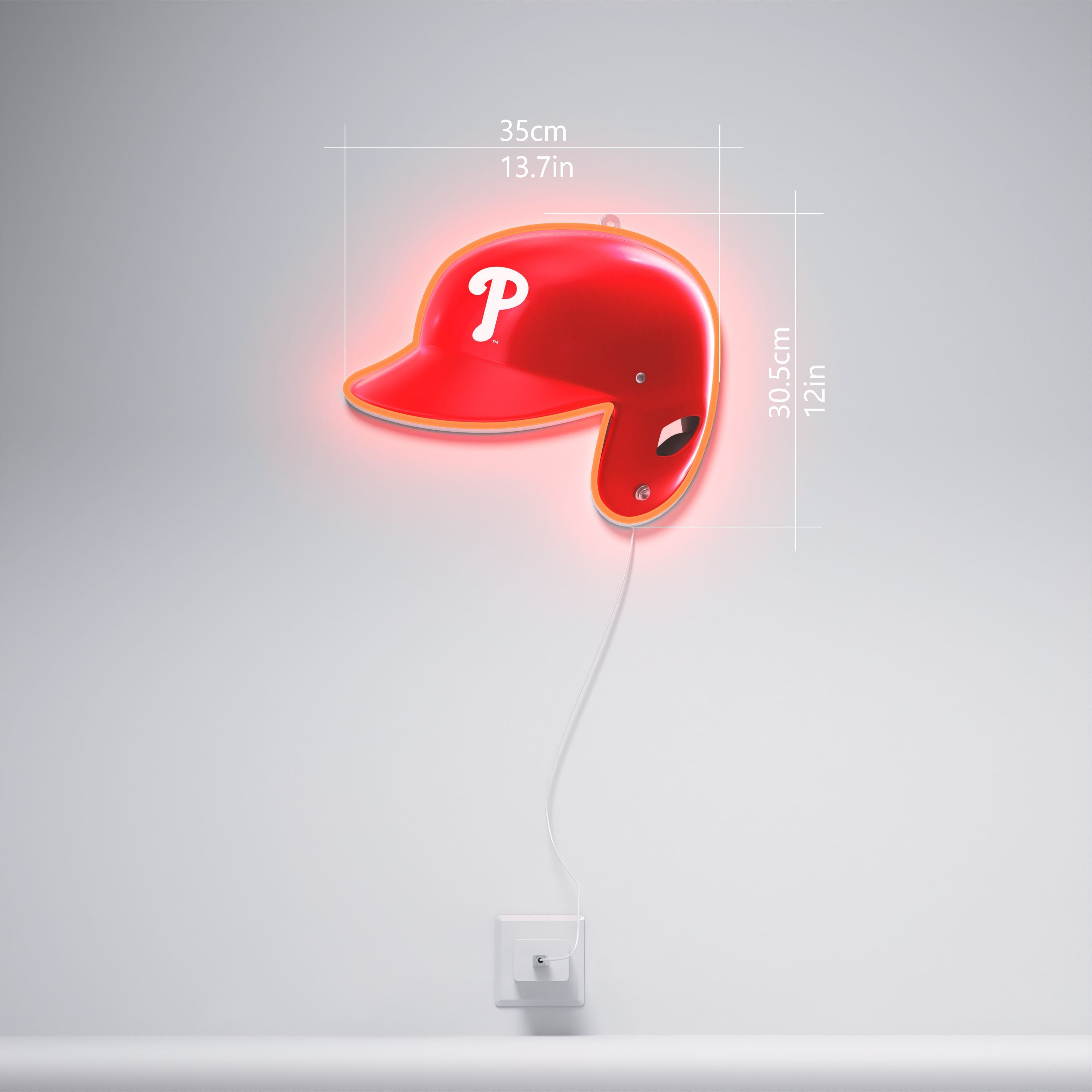 Philadelphia Phillies Helmet, LED neon sign - YELLOWPOP USA