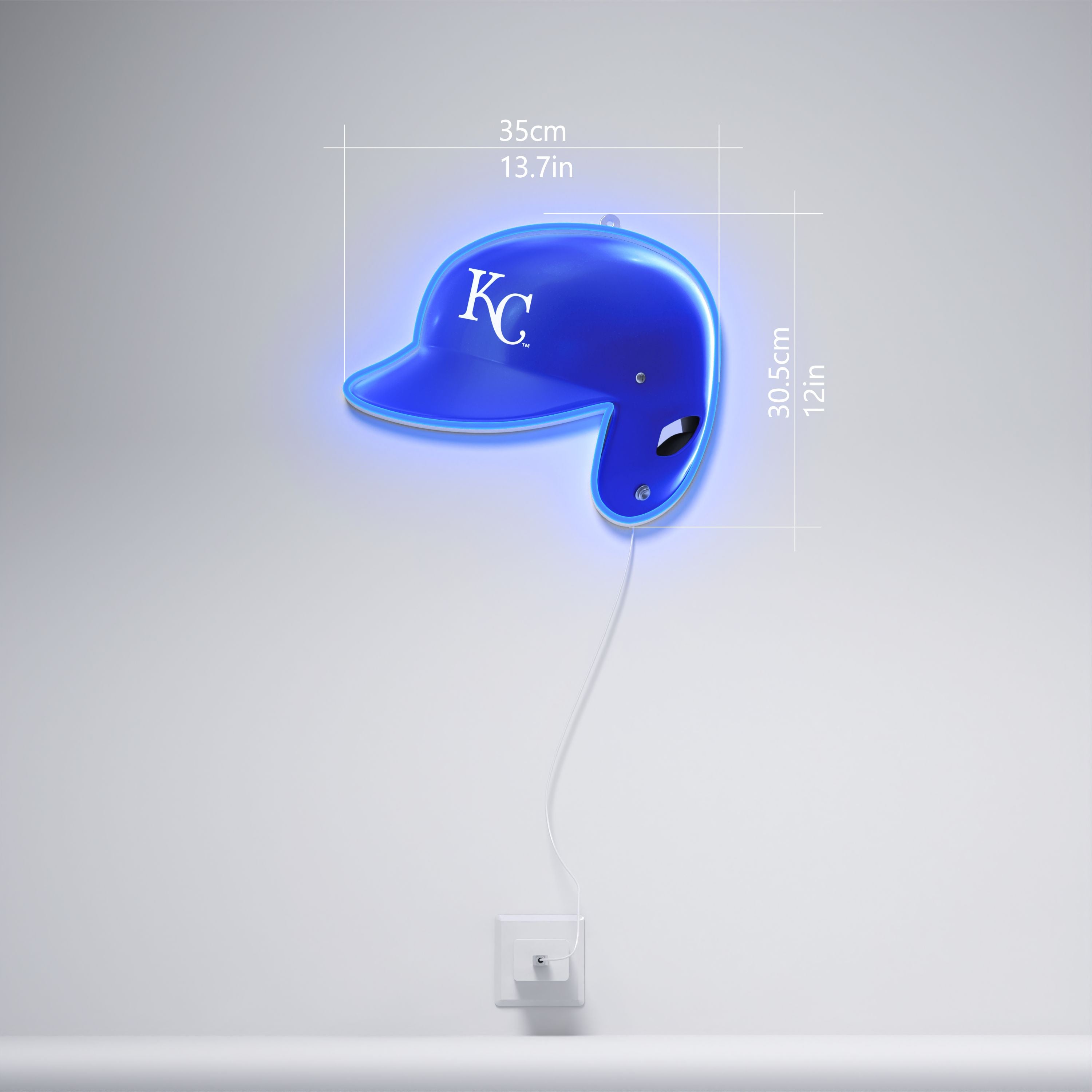 Kansas City Royals Helmet, LED neon sign - YELLOWPOP USA