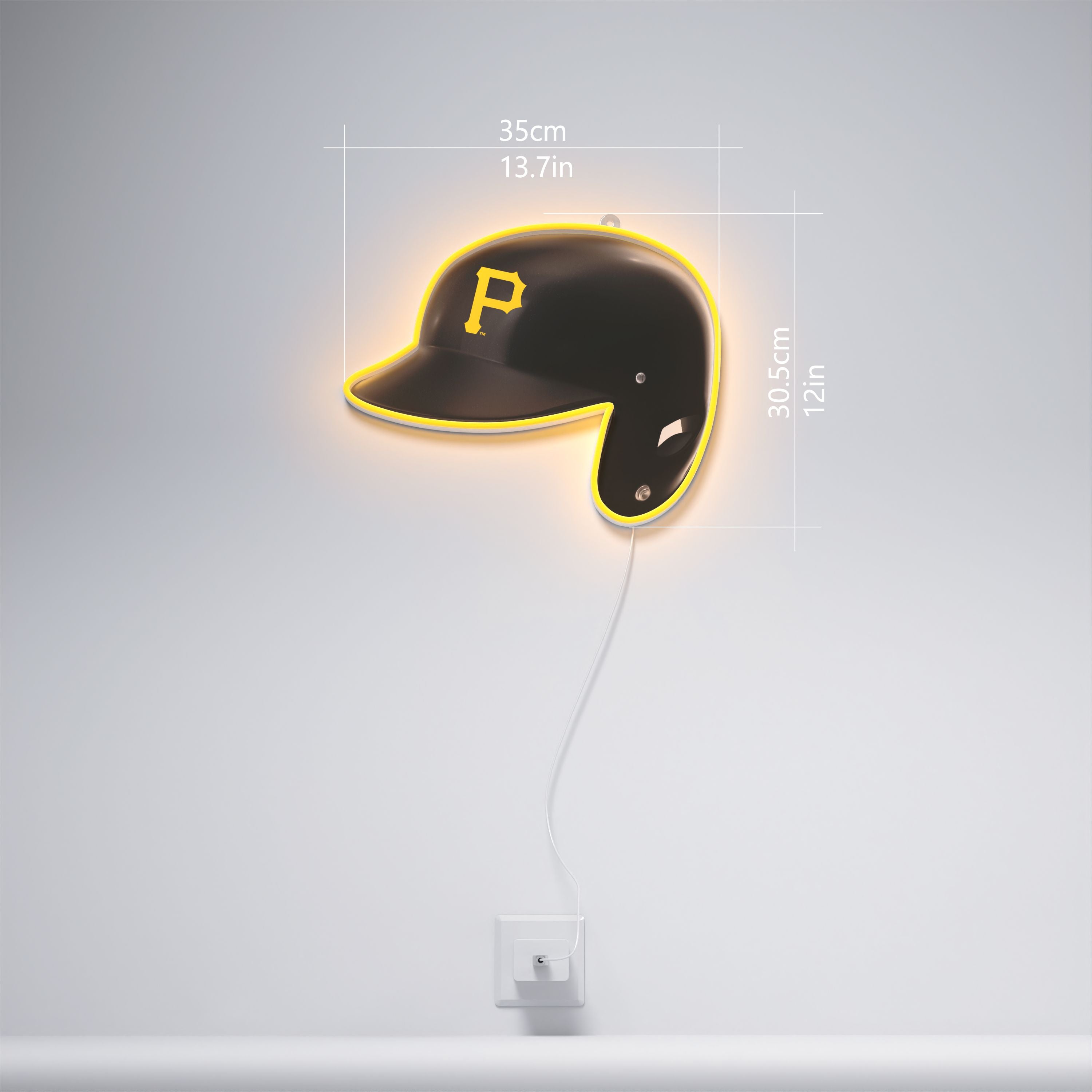 Pittsburgh Pirates Helmet, LED neon sign