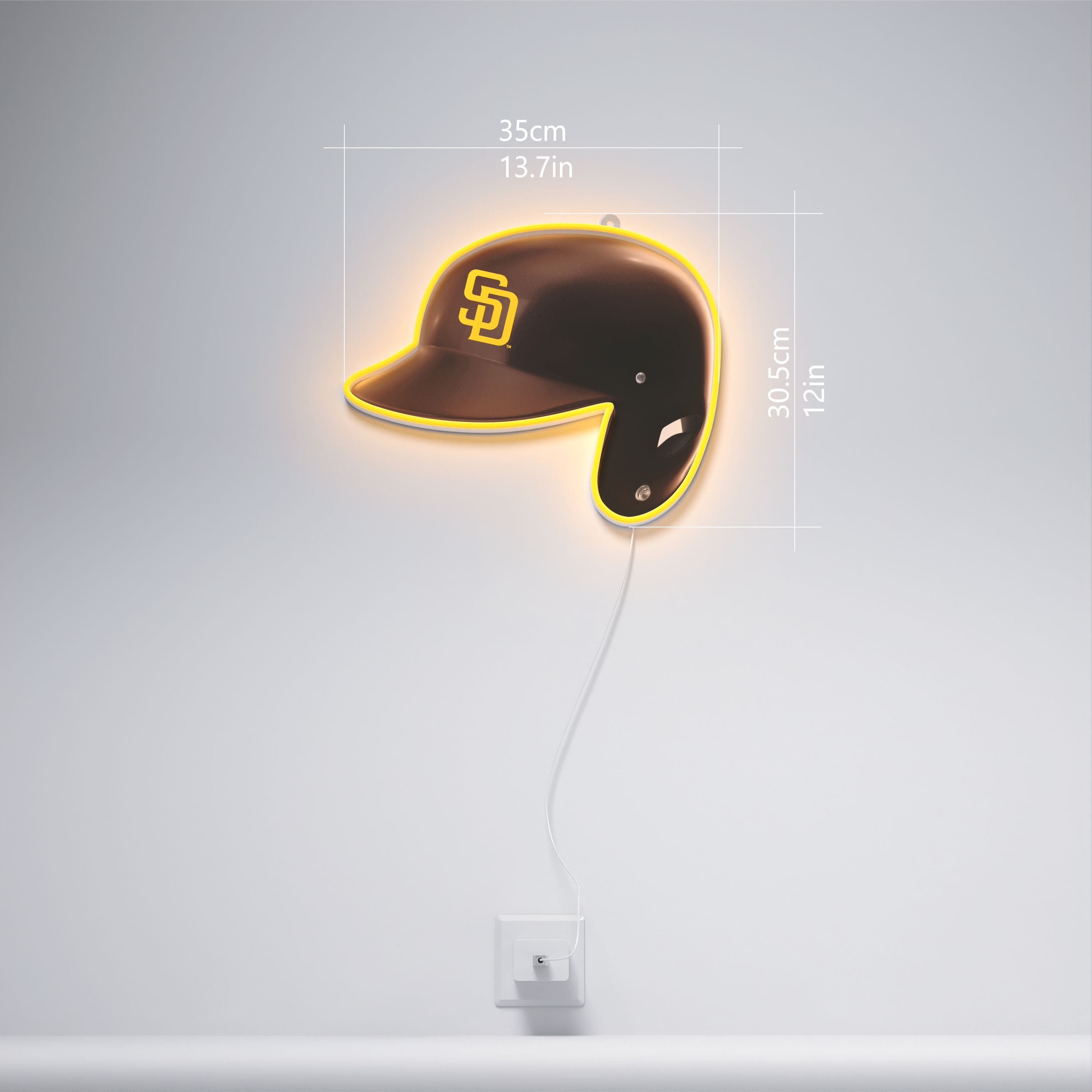 San Diego Padres Helmet, LED neon sign - YELLOWPOP USA