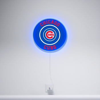 Chicago Cubs Rounded Logo, LED neon sign