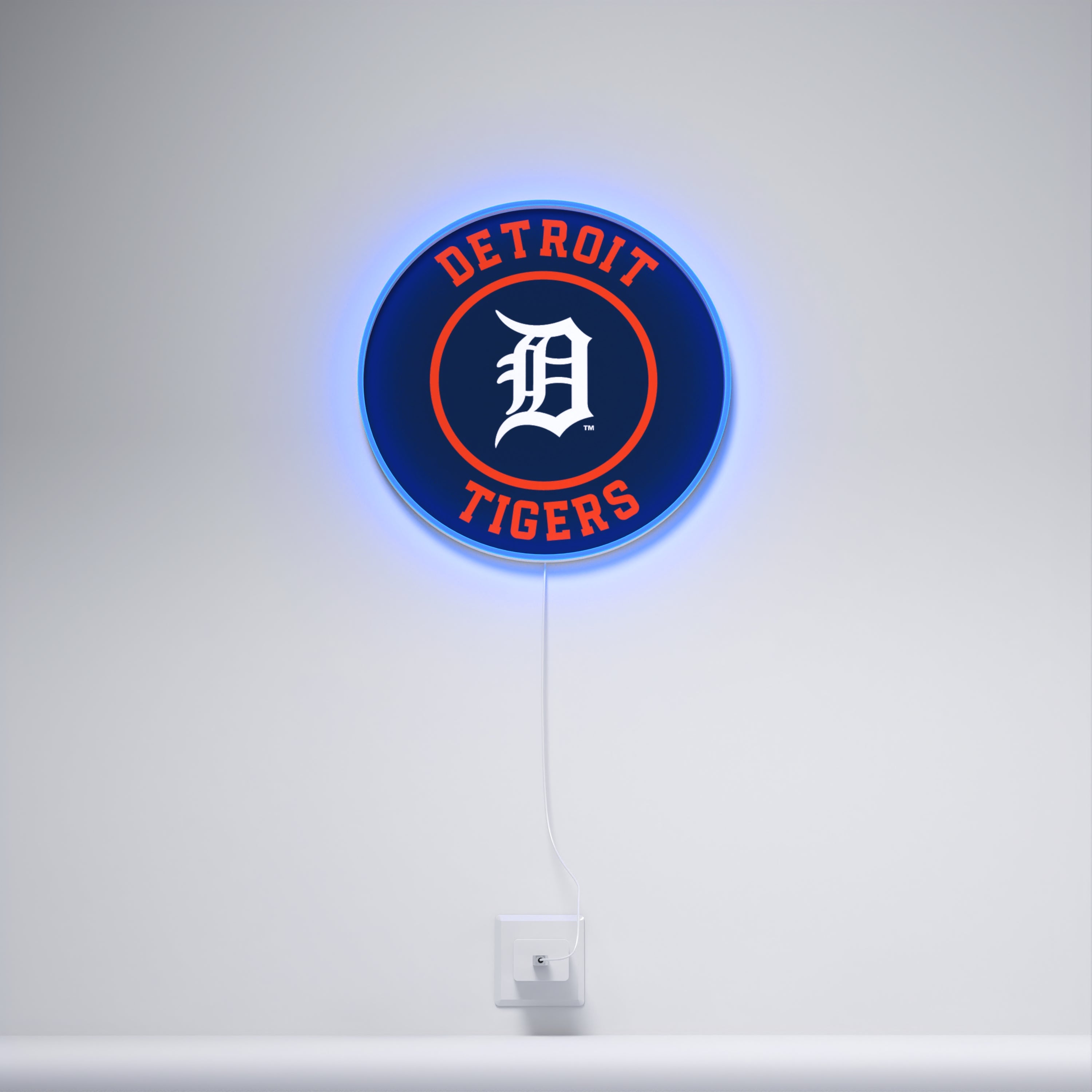 Detroit Tigers Rounded Logo, LED neon sign