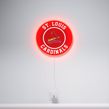 St Louis Cardinals Rounded Logo, LED neon sign