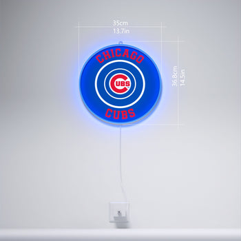Chicago Cubs Rounded Logo, LED neon sign
