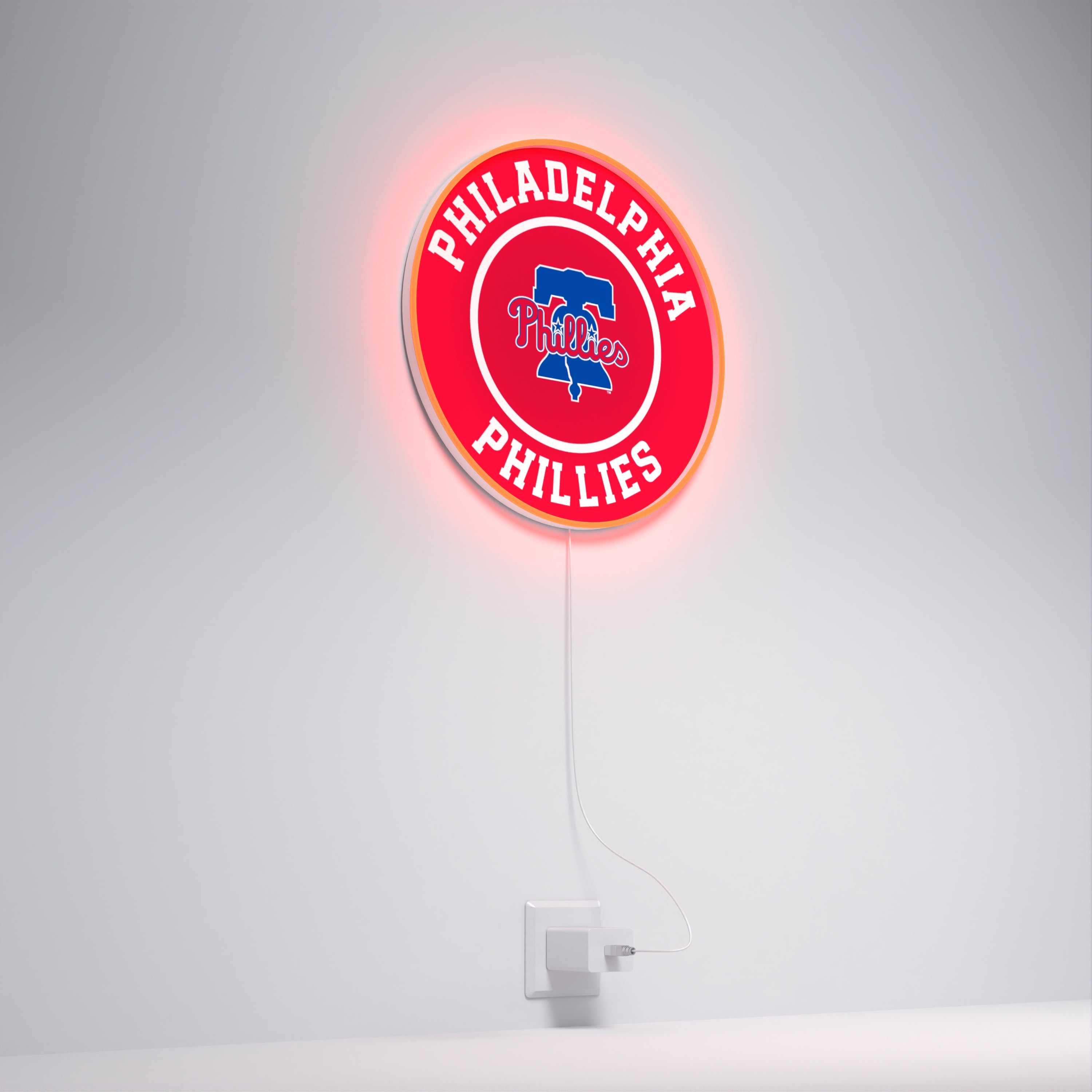 Philadelphia Phillies Rounded Logo, LED neon sign