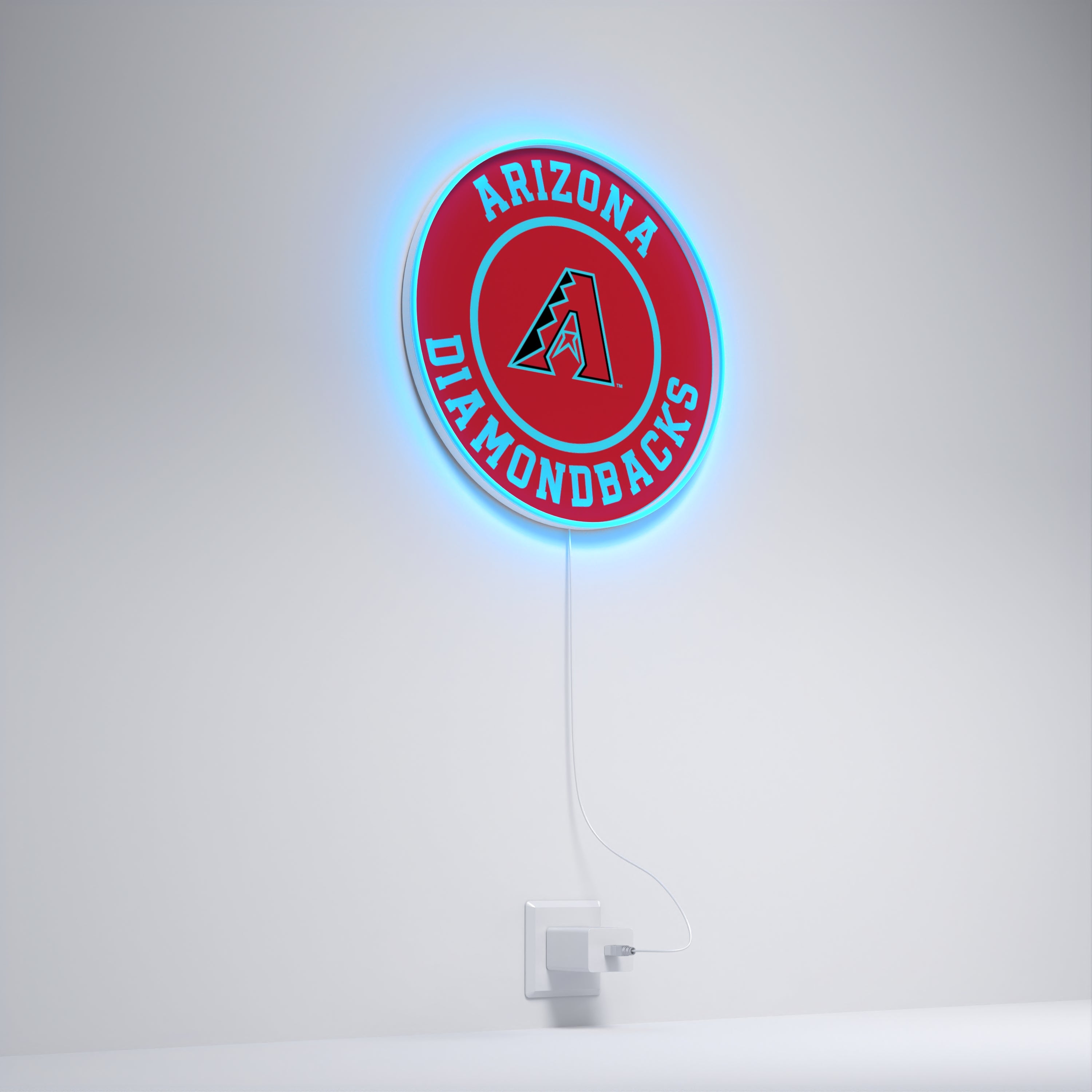 Arizona Diamondbacks Rounded Logo, LED neon sign - YELLOWPOP USA