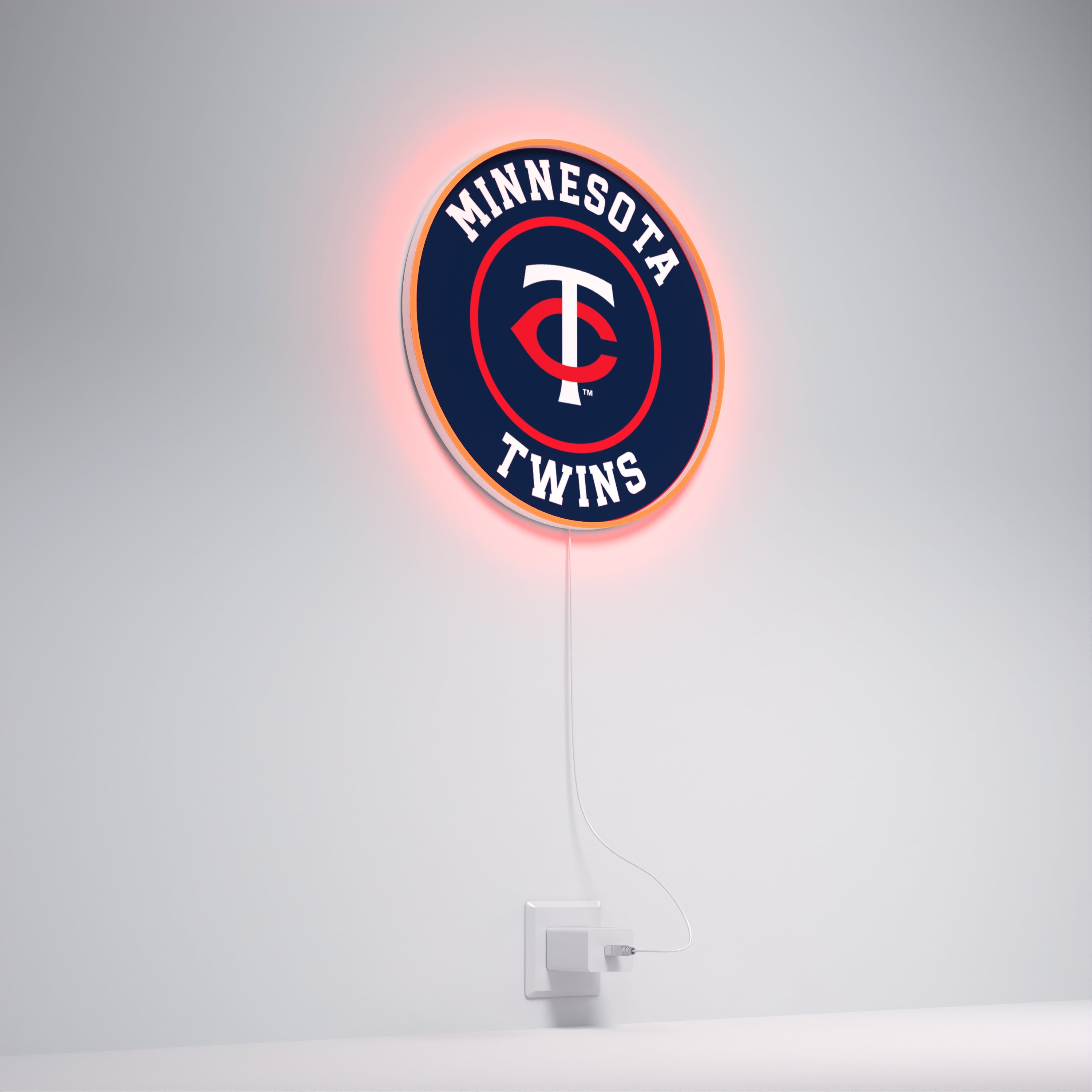 Minnesota Twins Rounded Logo, LED neon sign - YELLOWPOP USA