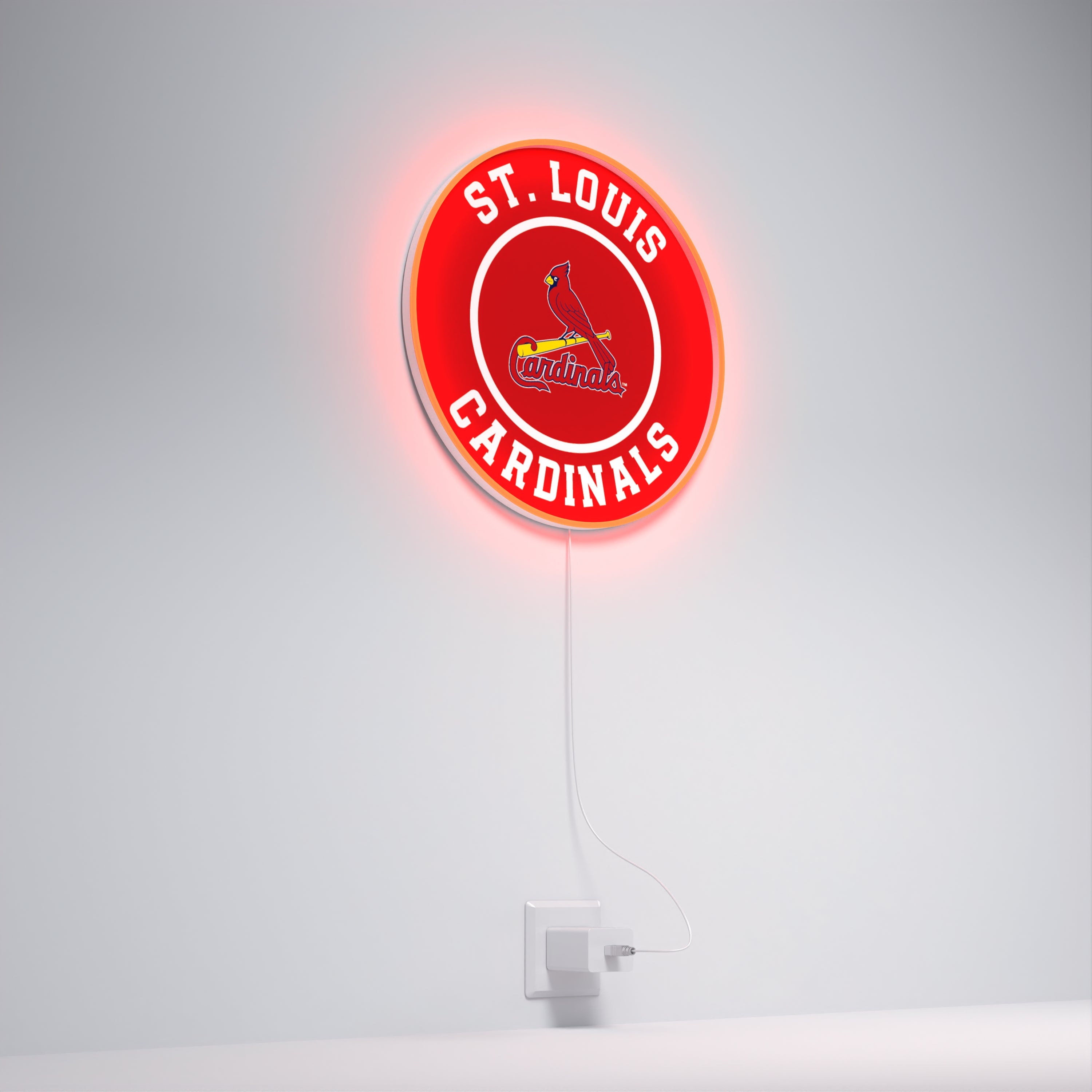 St Louis Cardinals Rounded Logo, LED neon sign