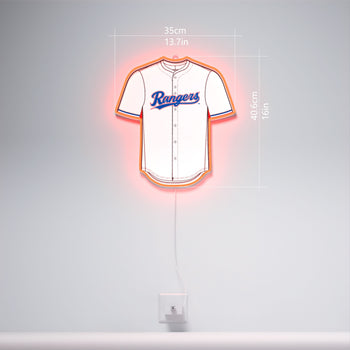 Texas Rangers Jersey, LED neon sign