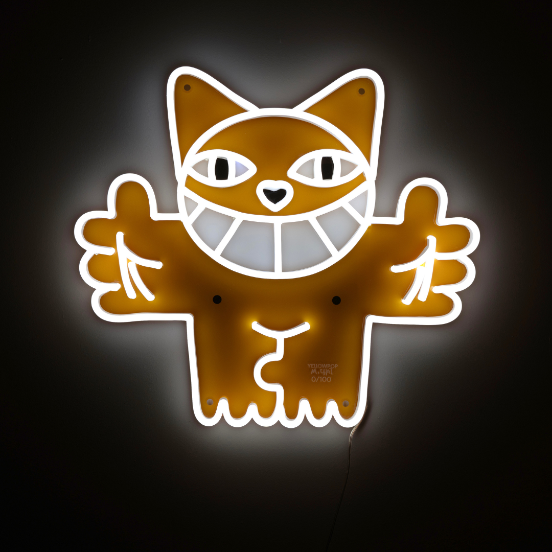 Monsieur Chat V2 by Yellowpop, LED neon sign - YELLOWPOP USA